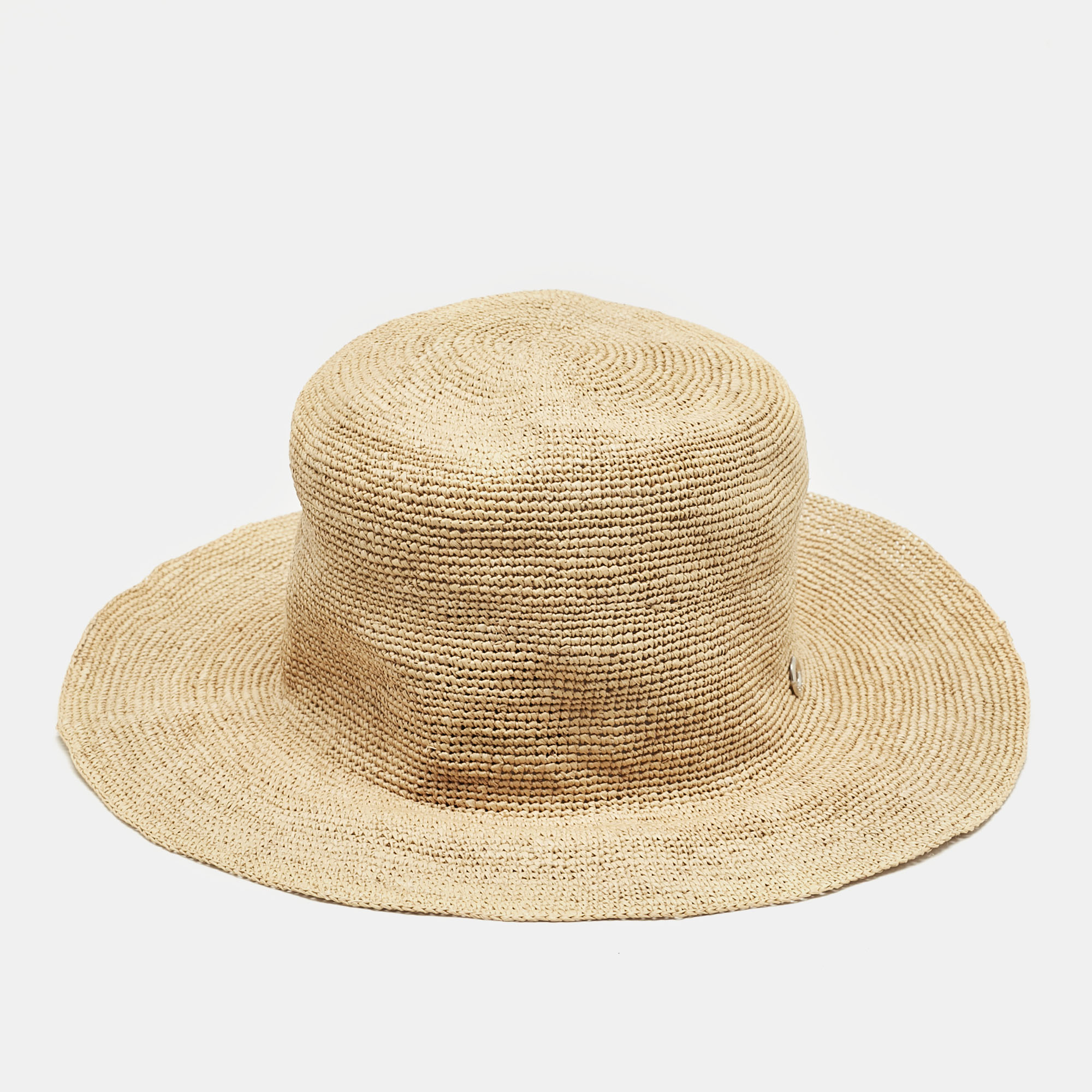 

Loro Piana Beige Straw Airi Hat M