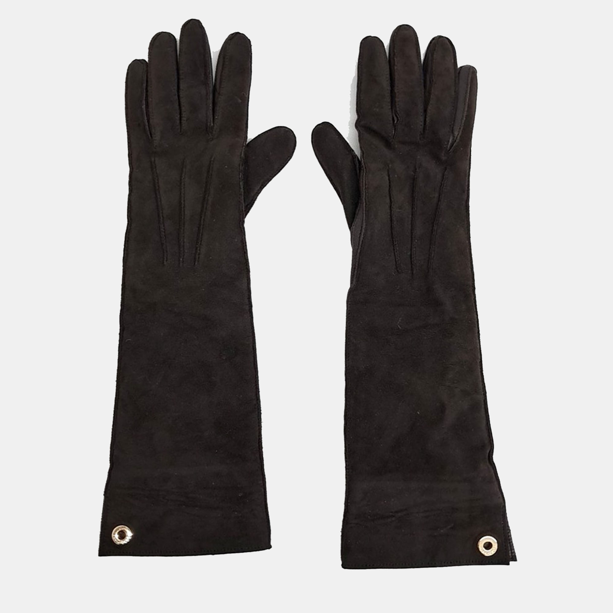 

Loro Piana leather gloves, Black