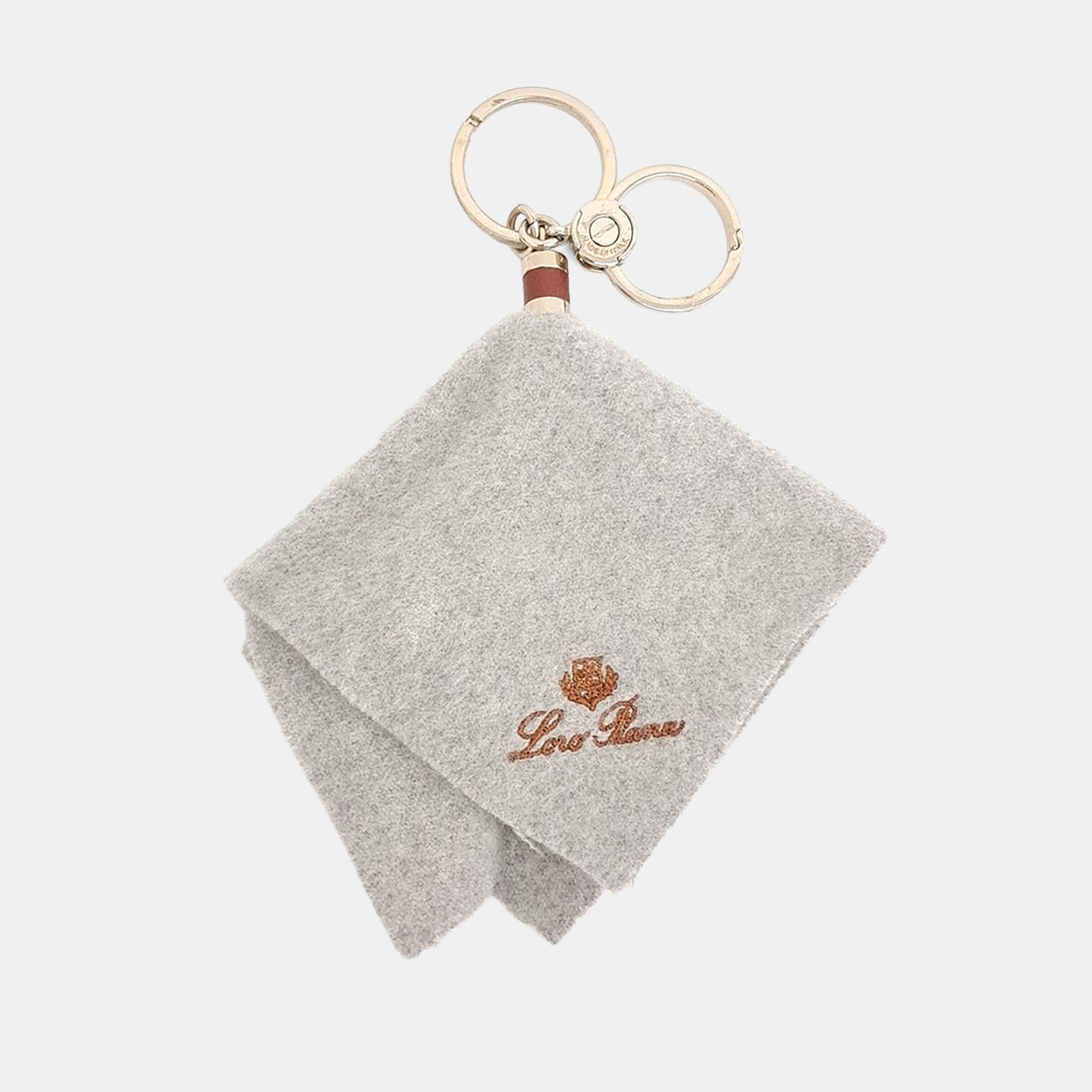 

Loro Piana Cashmere Keyring, Grey