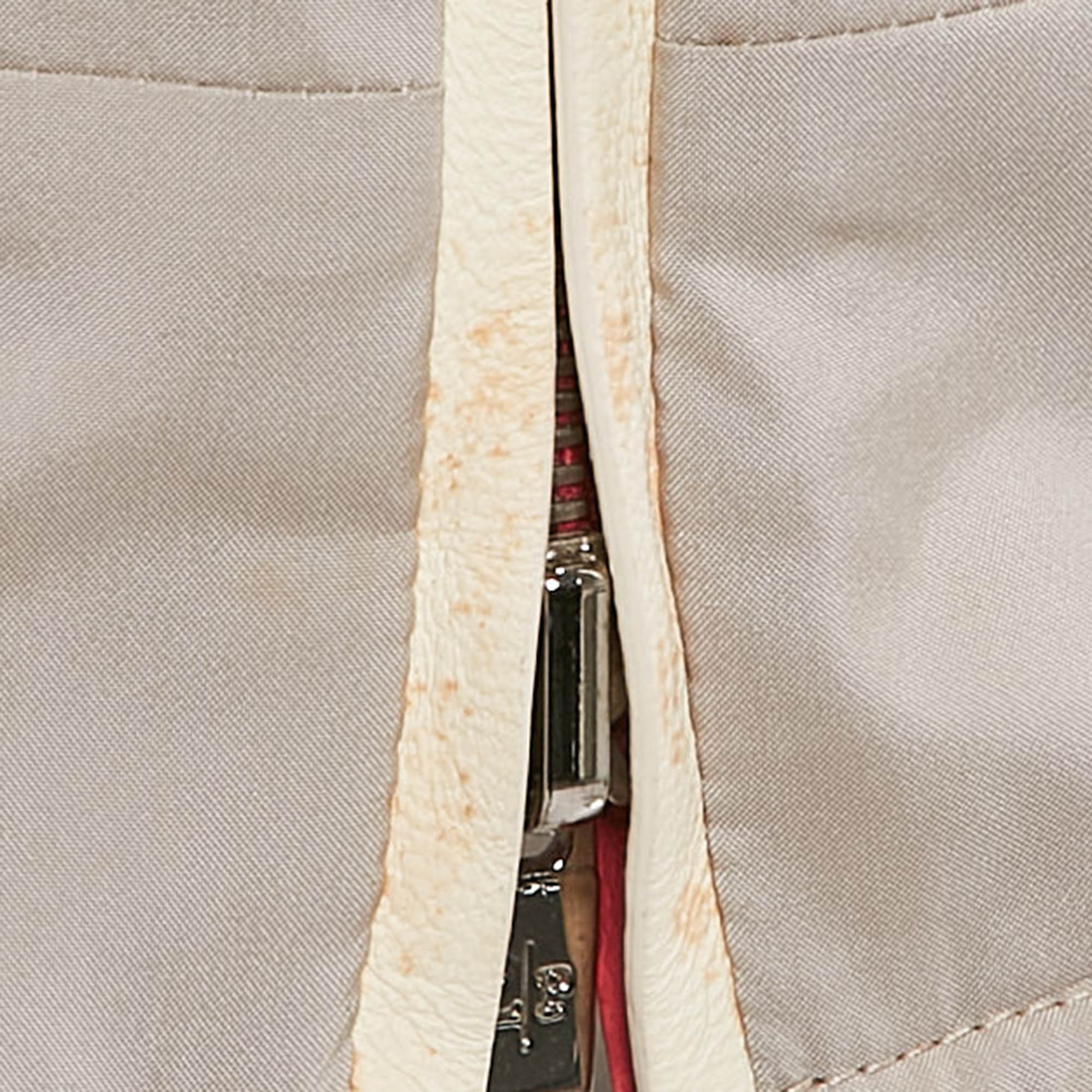 Loro Piana Beige Synthetic Zip-Up Strom System Reversible Hoodie Jacket M 