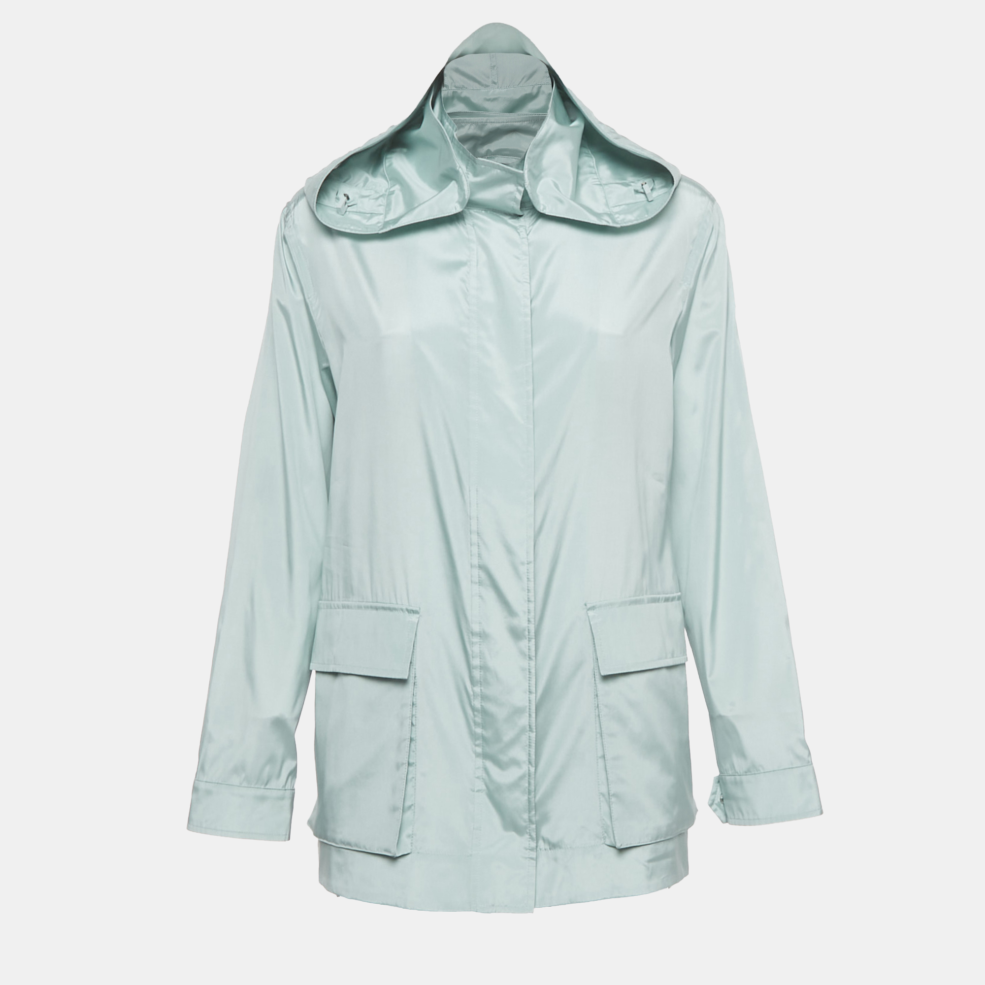 

Loro Piana Light Blue Silk Voyager Jacket S