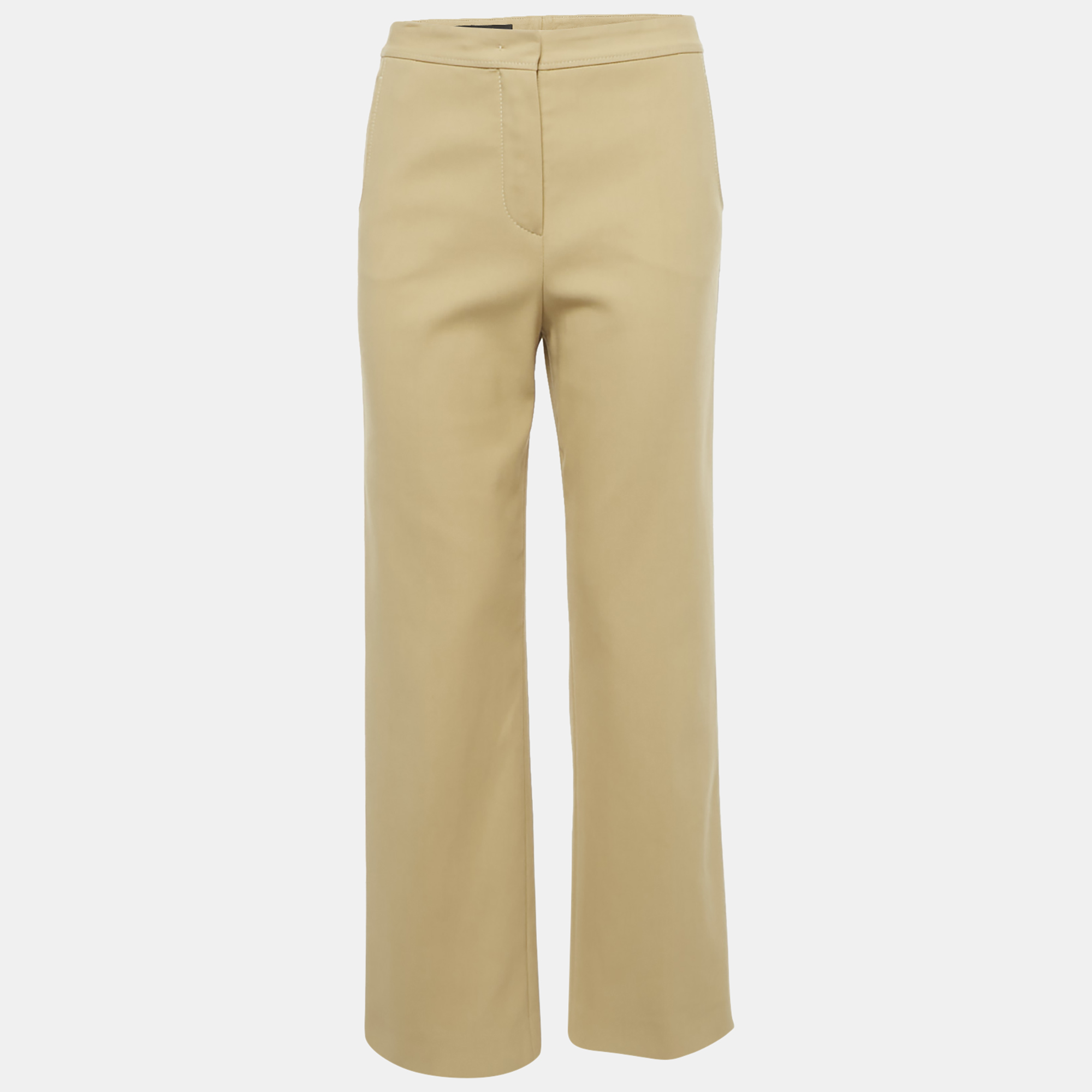 

Loro Piana Beige Cotton Straight Leg Trouser S