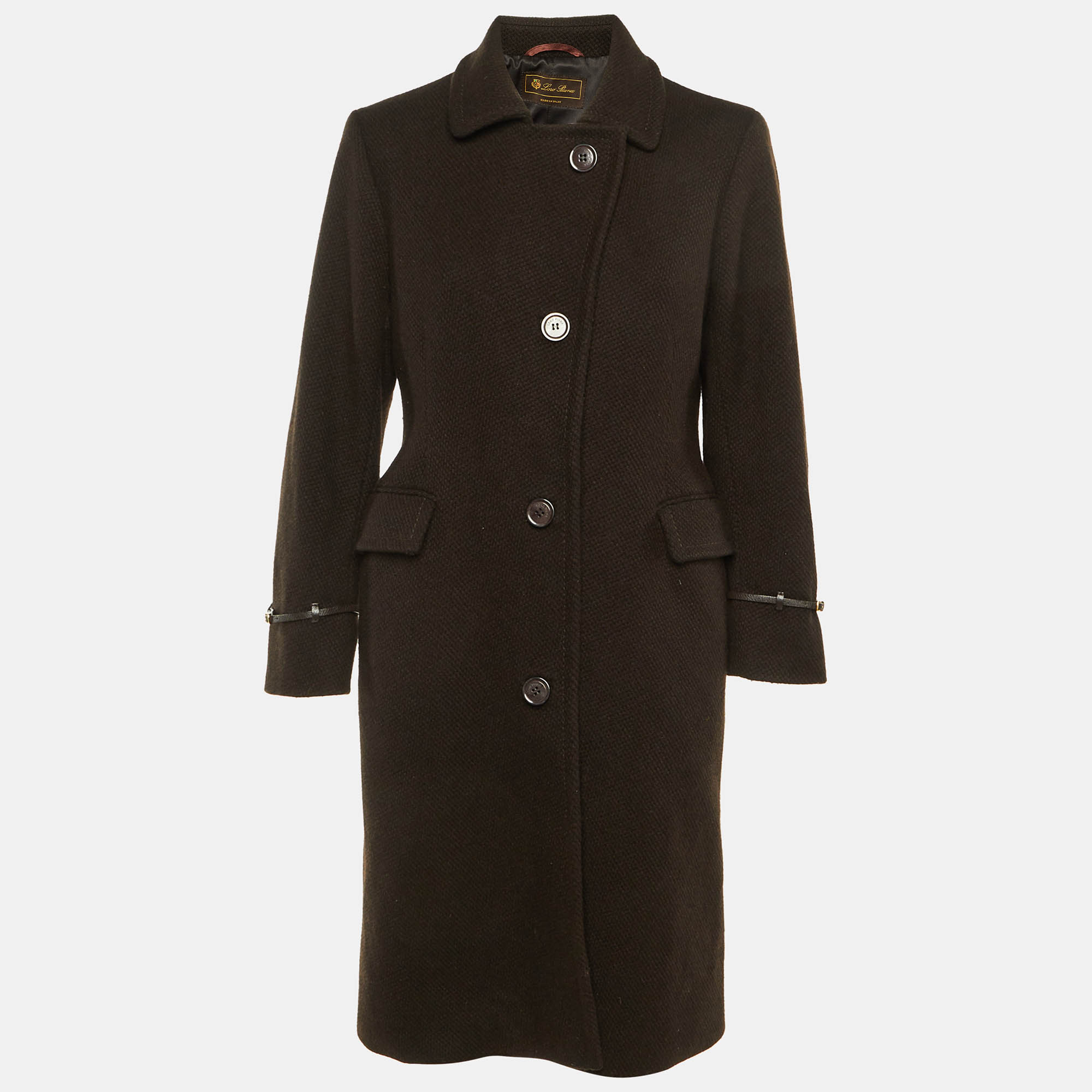 

Loro Piana Brown Cashmere Long Coat L