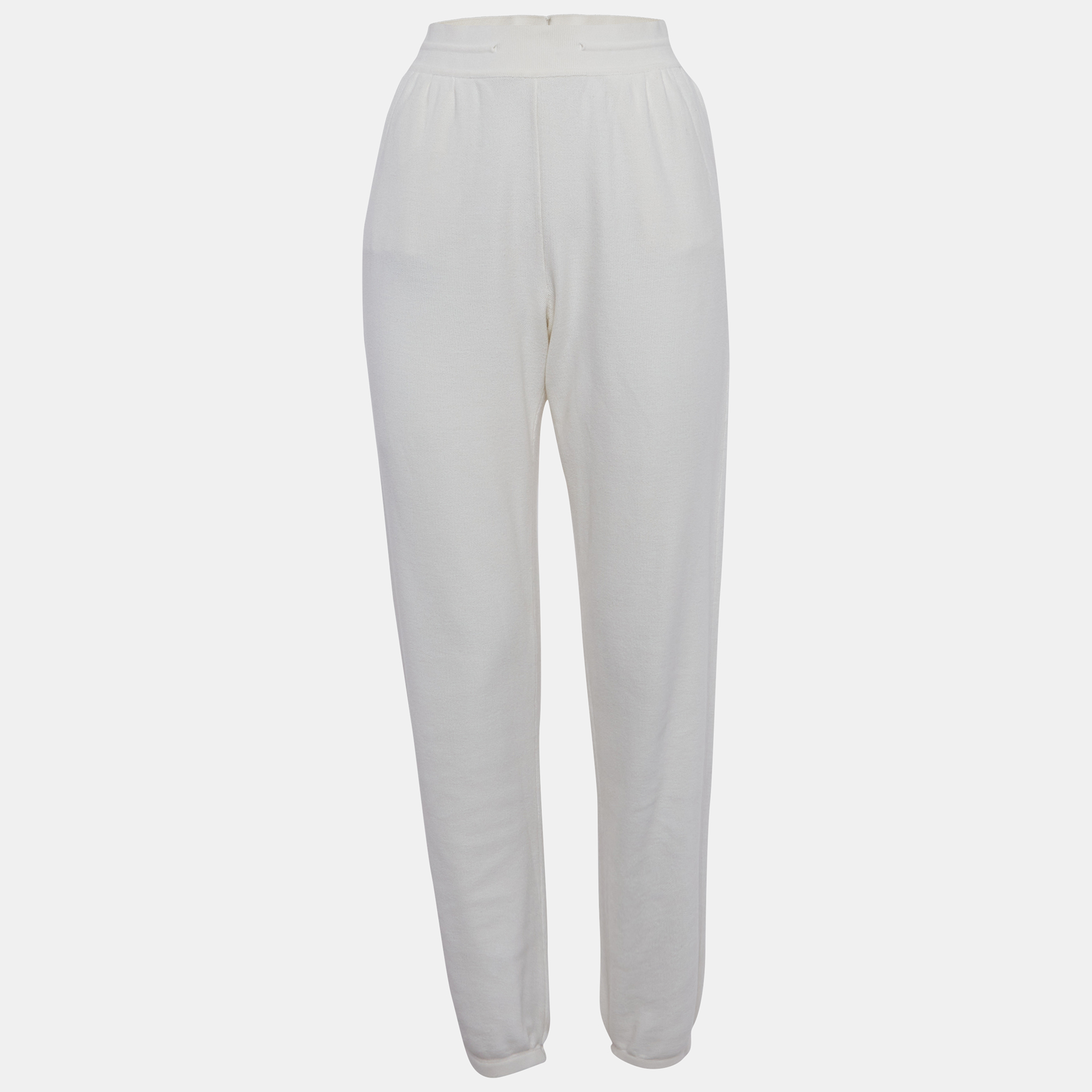 

Loro Piana Off-White Knit Sweatpants S