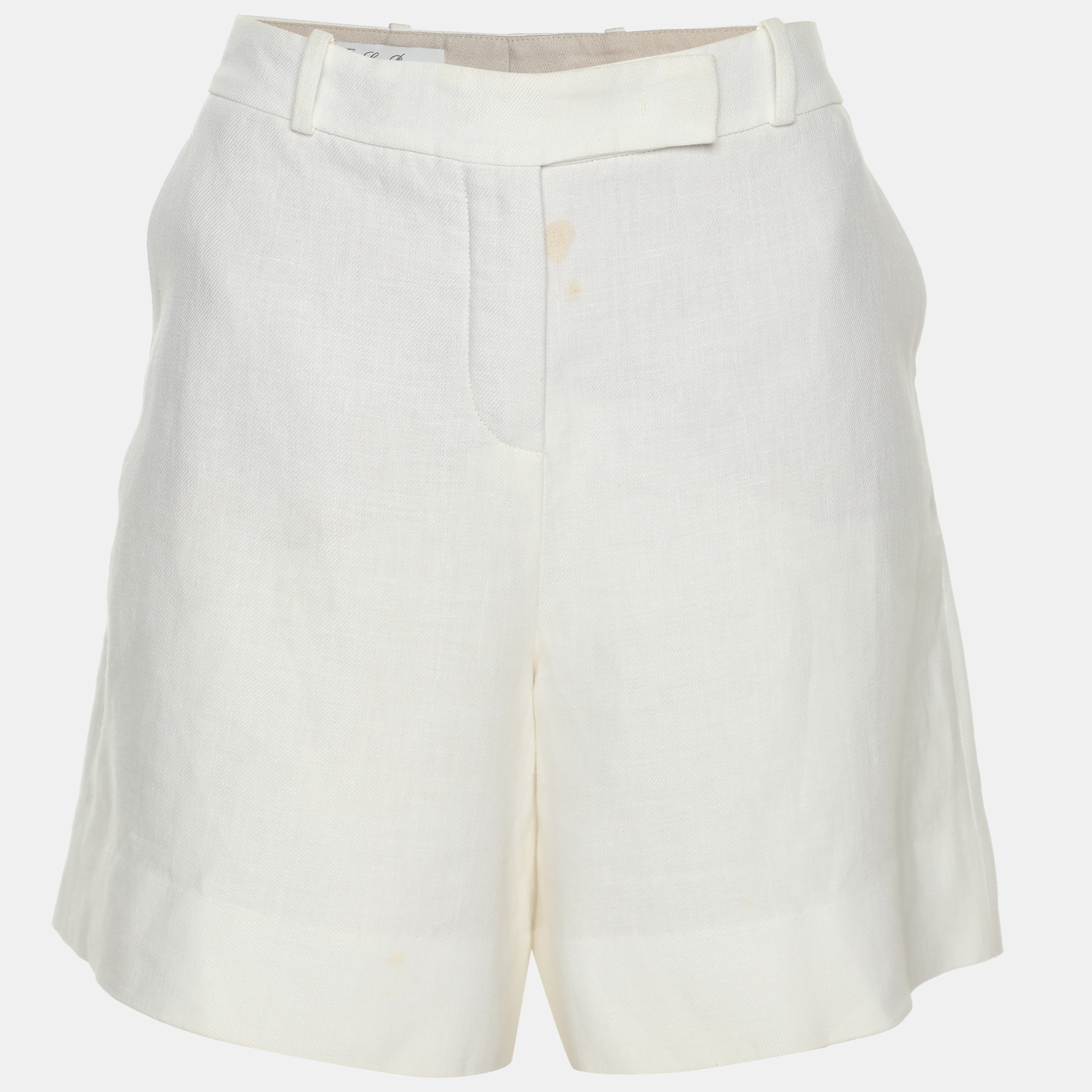 

Loro Piana White Linen Short S