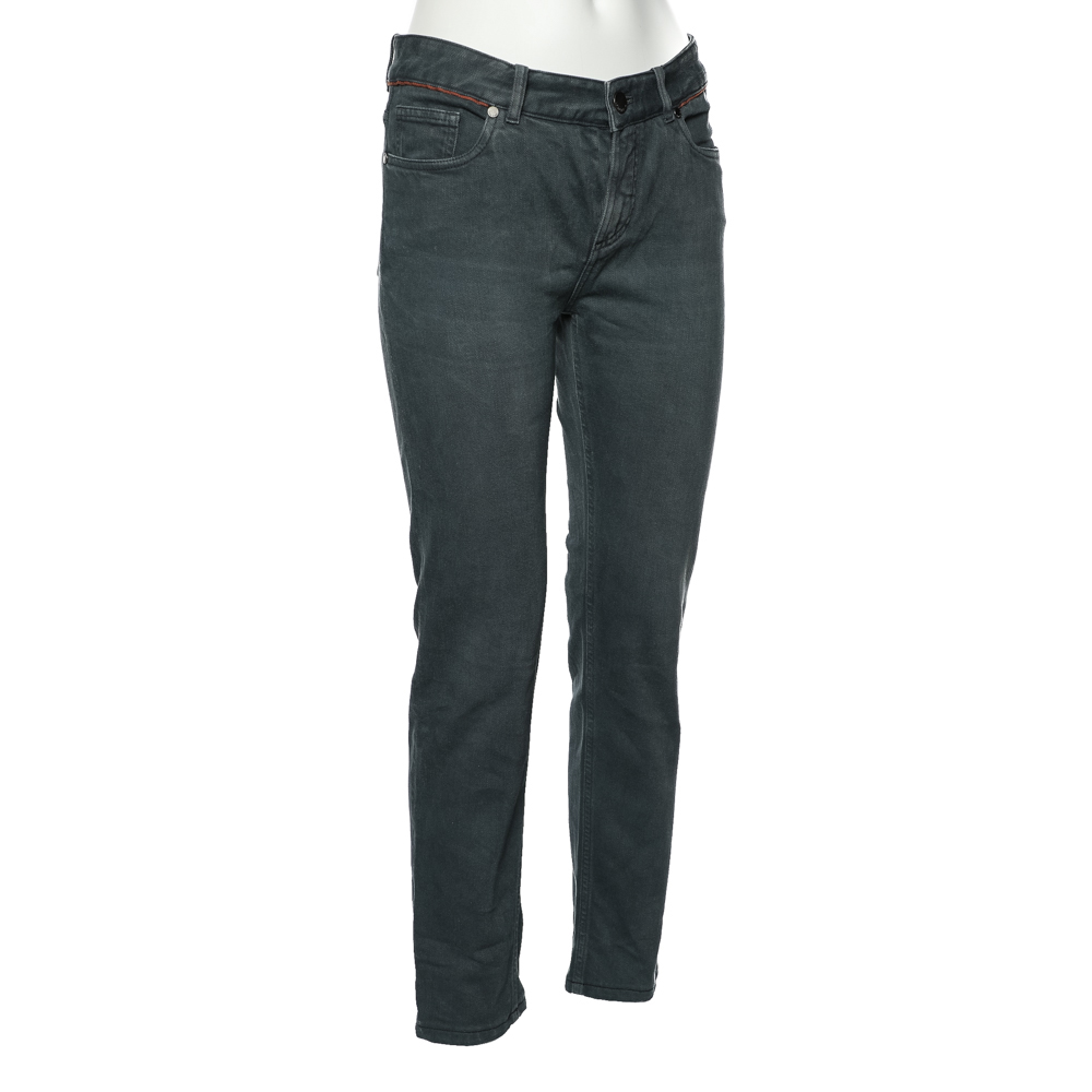 

Loro Piana Blue Grey Denim Tapered Leg Jeans