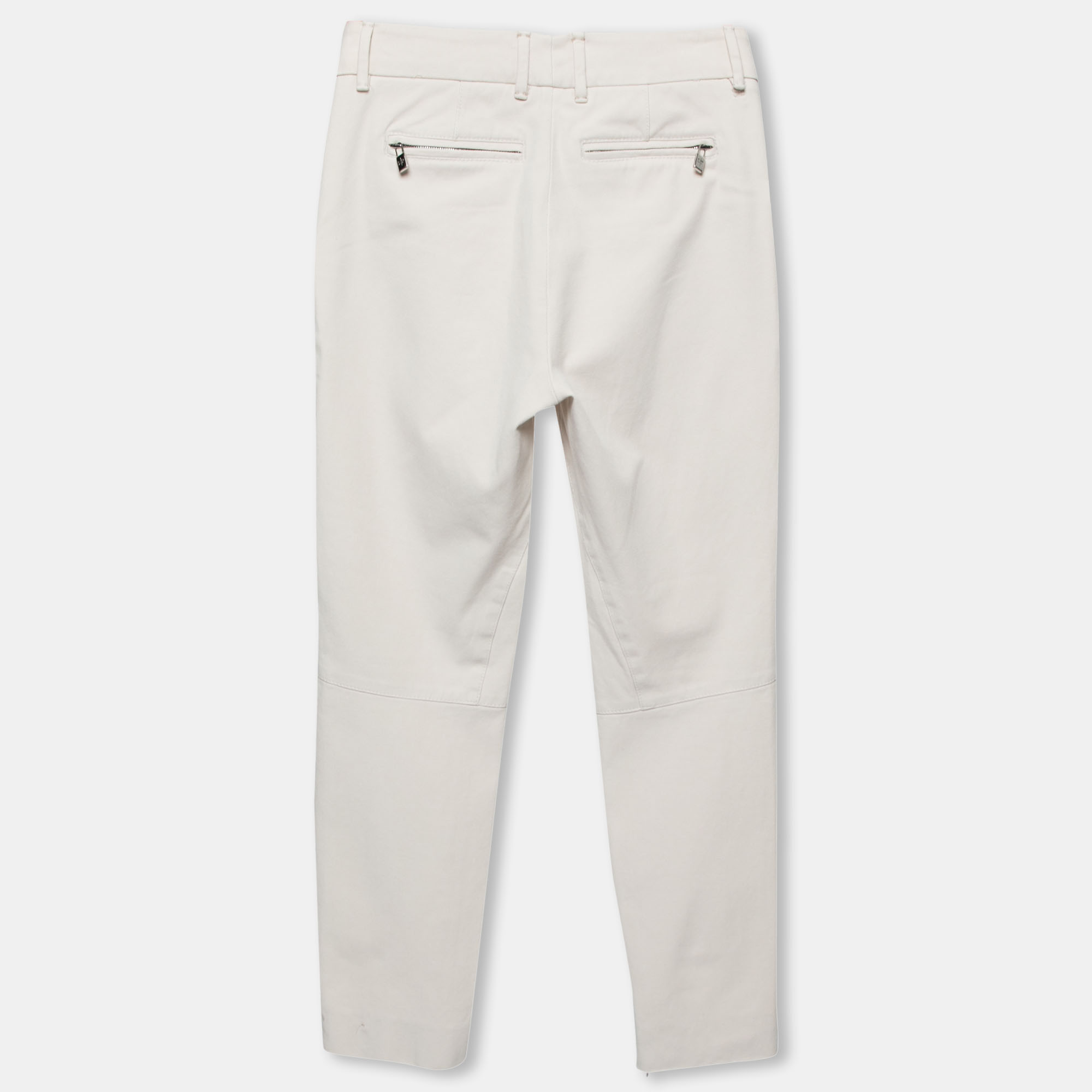 

Loro Piana Cream Cotton Stretch Jodhpur Trousers