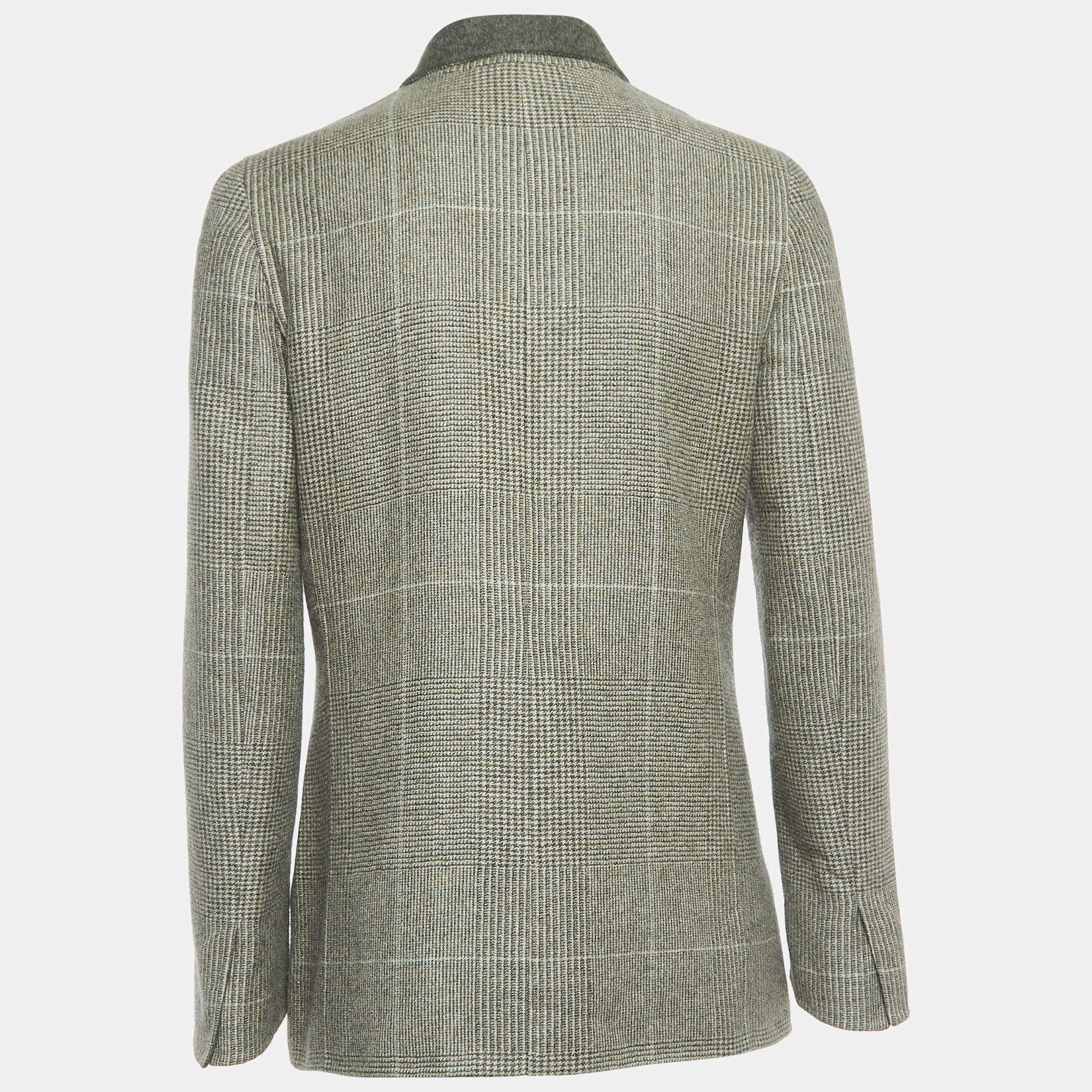 

Loro Piana Grey Checked Cashmere Jacket