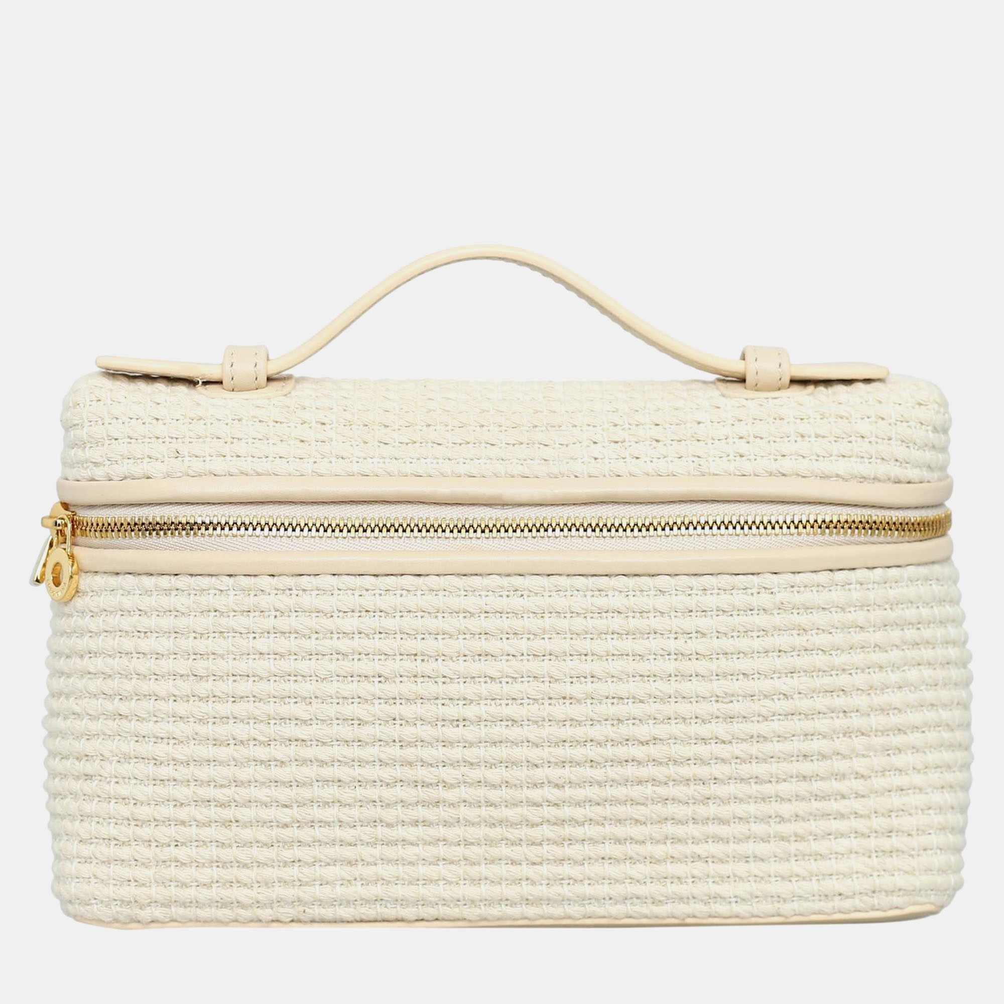 

Loro Piana L19 Extra Pocket Woven Bag, Beige