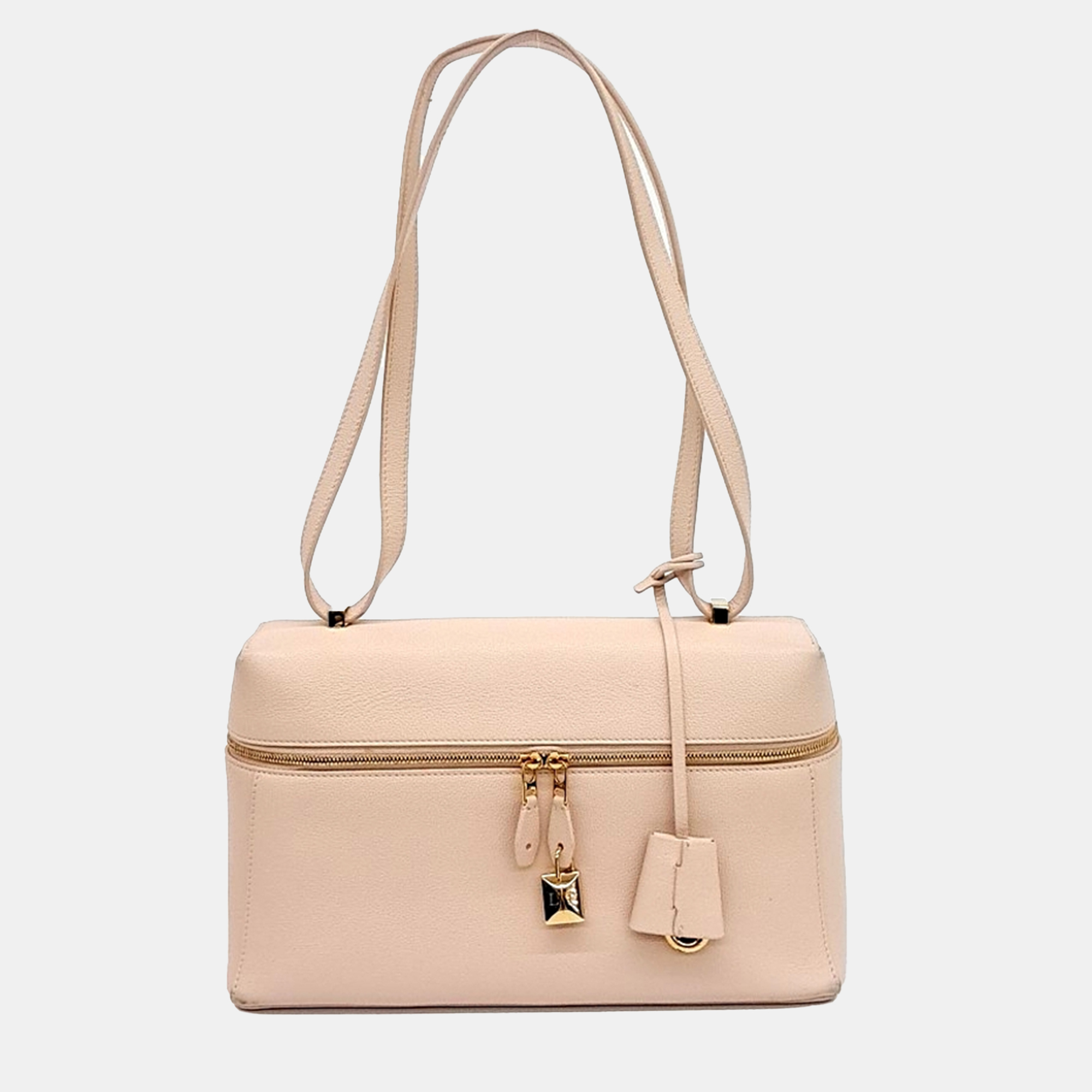 

Loro Piana Pink Leather Extra Bag L27