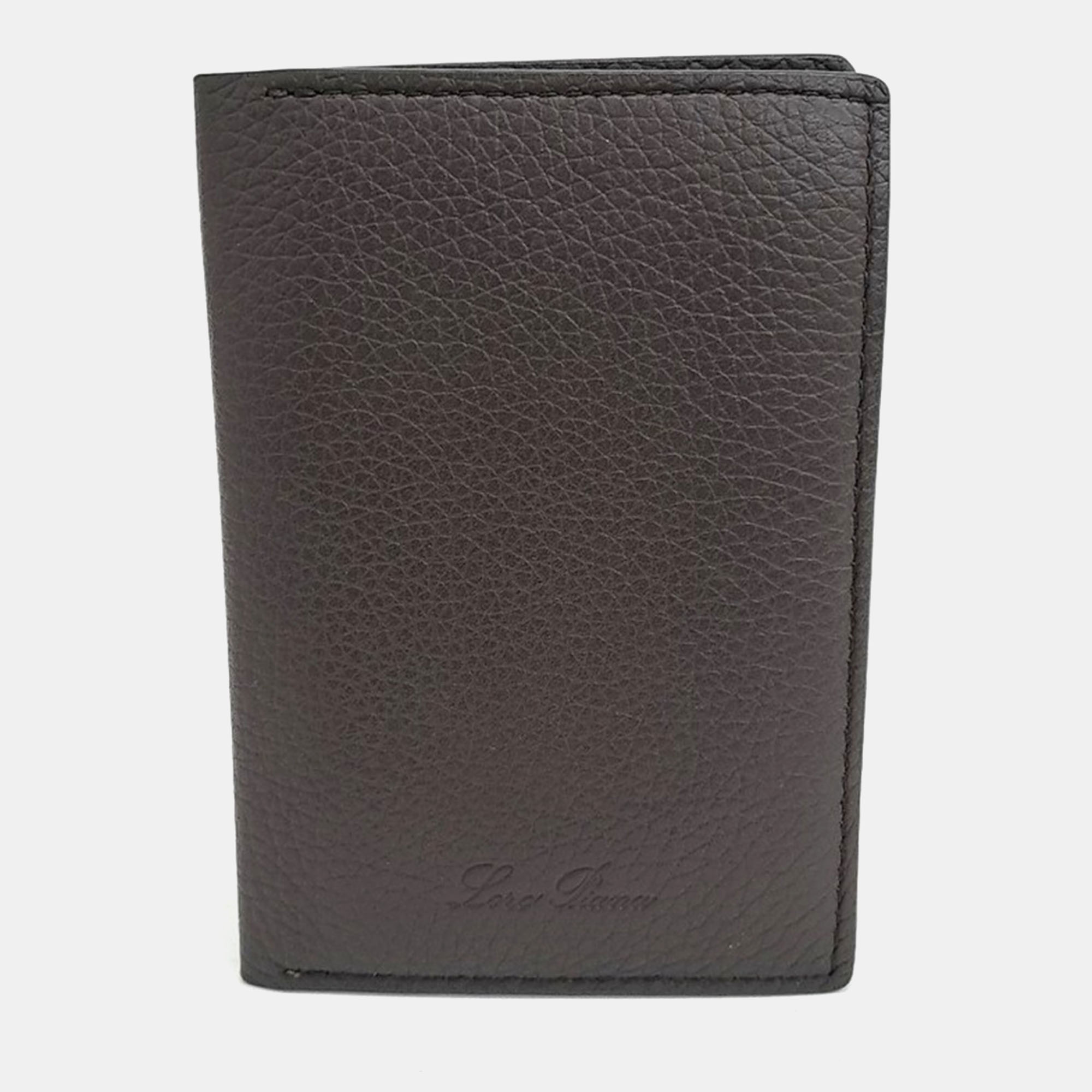 

Loro Piana Brown Leather card wallet
