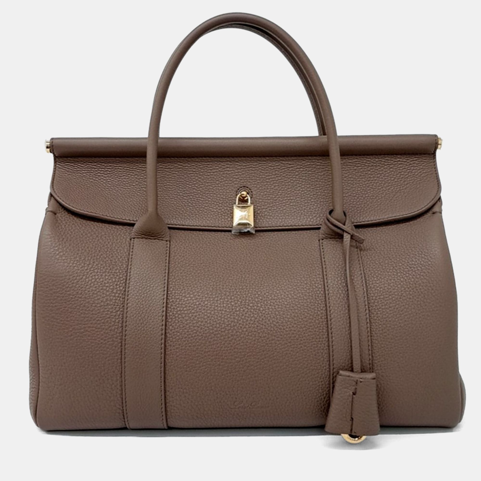 

Loro Piana Brown Leather Roombag
