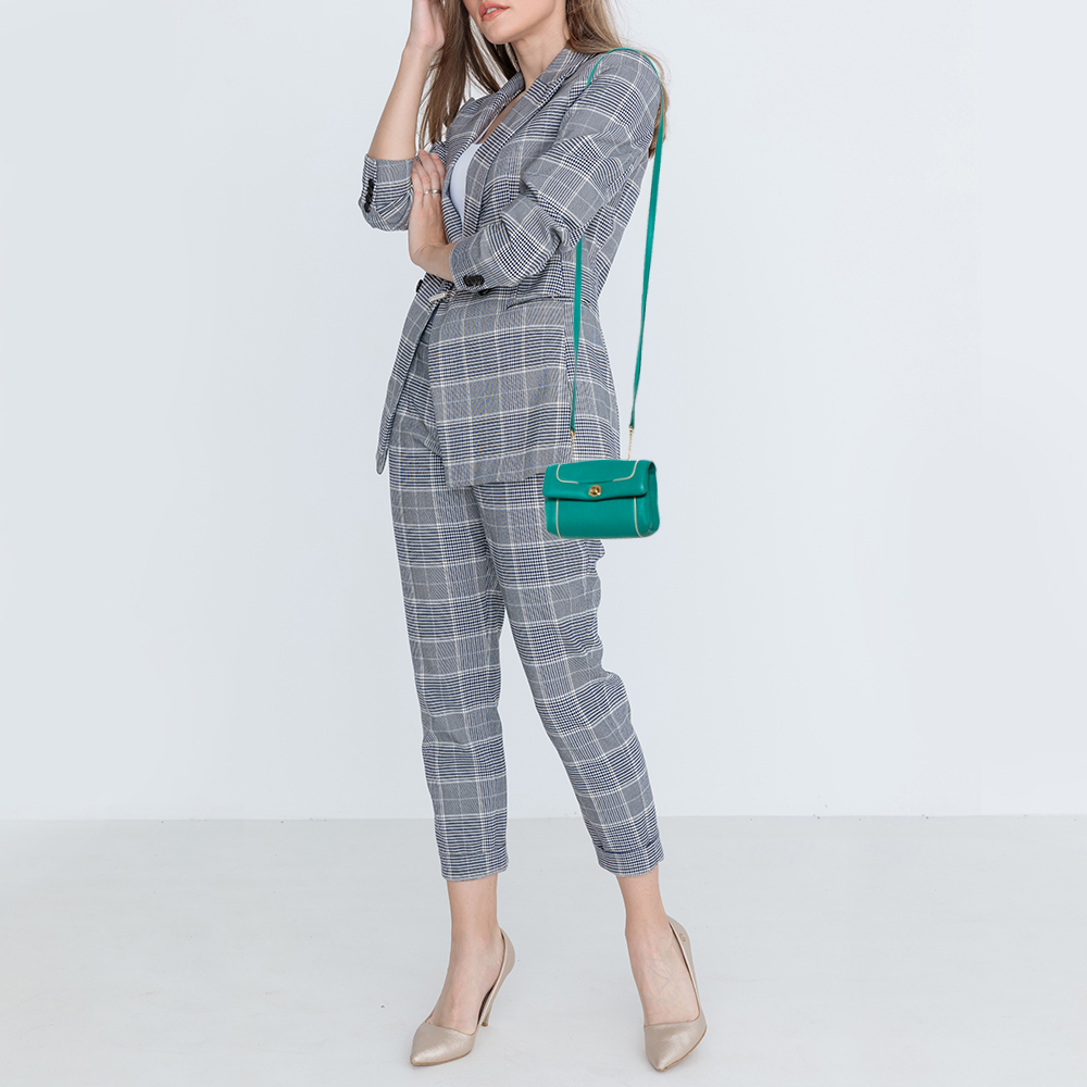 

Loro Piana Green Leather Crossbody Bag