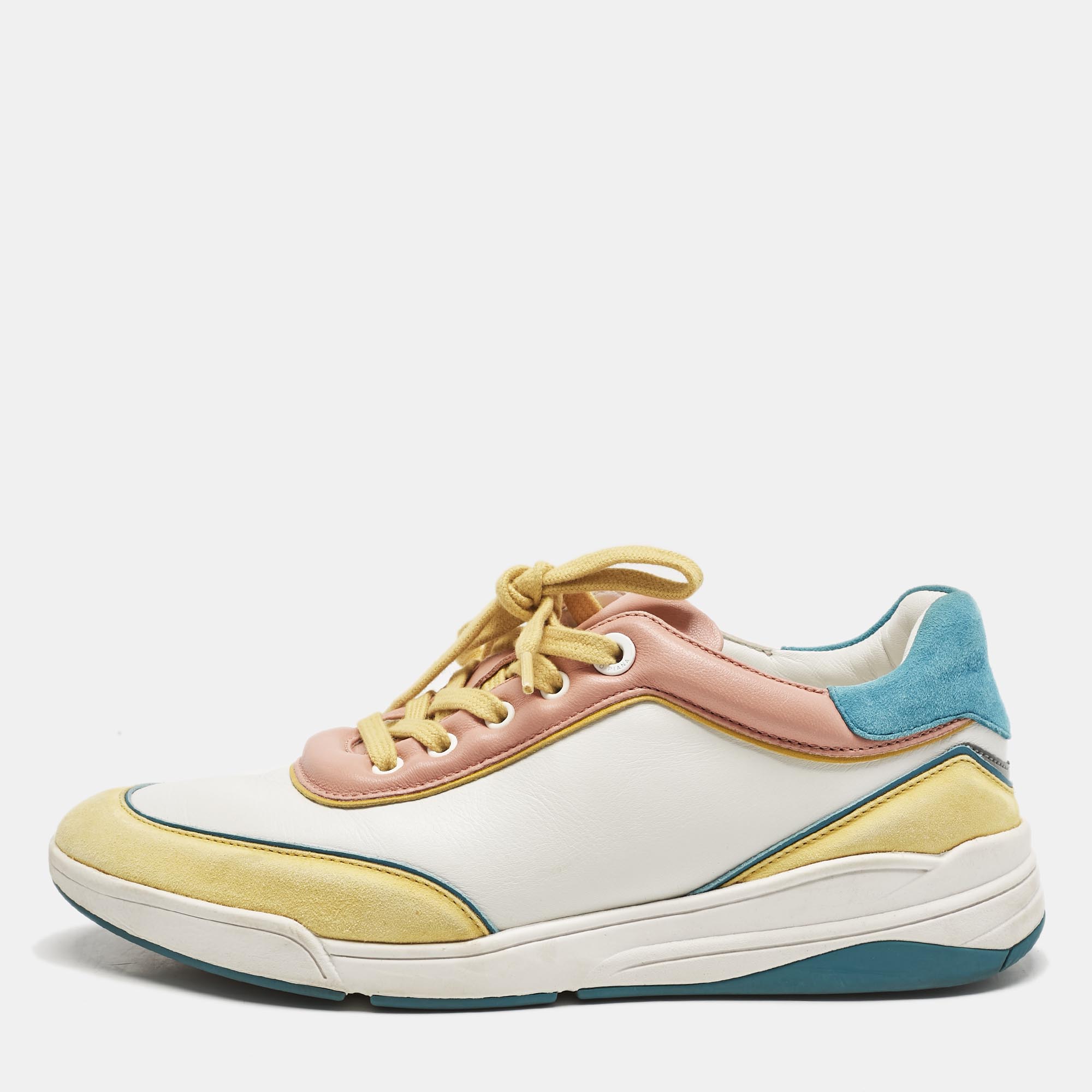 

Loro Piana Multicolor Leather and Suede Play Sneakers Size