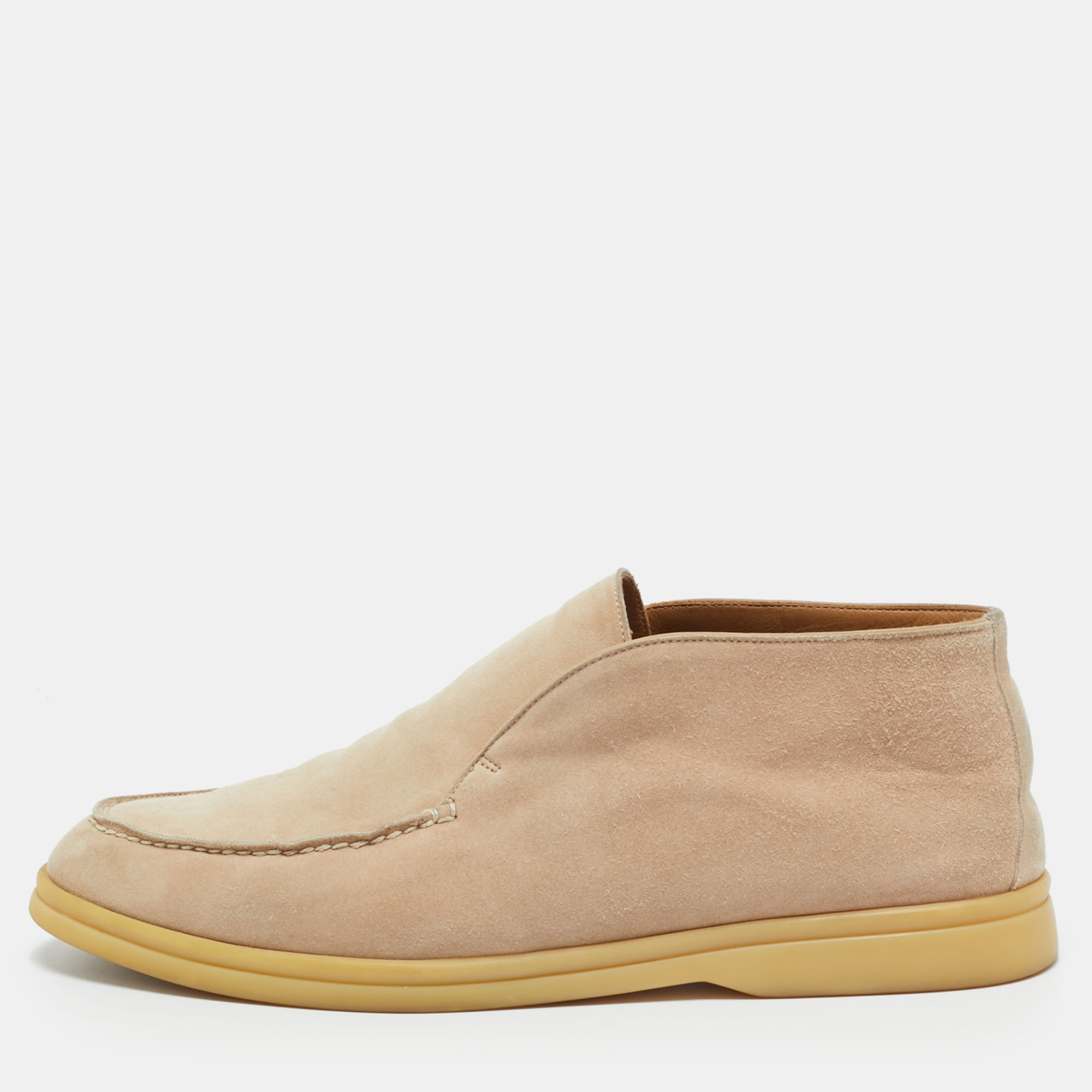 

Loro Piana Beige Suede Open Walk Ankle Length Boots Size