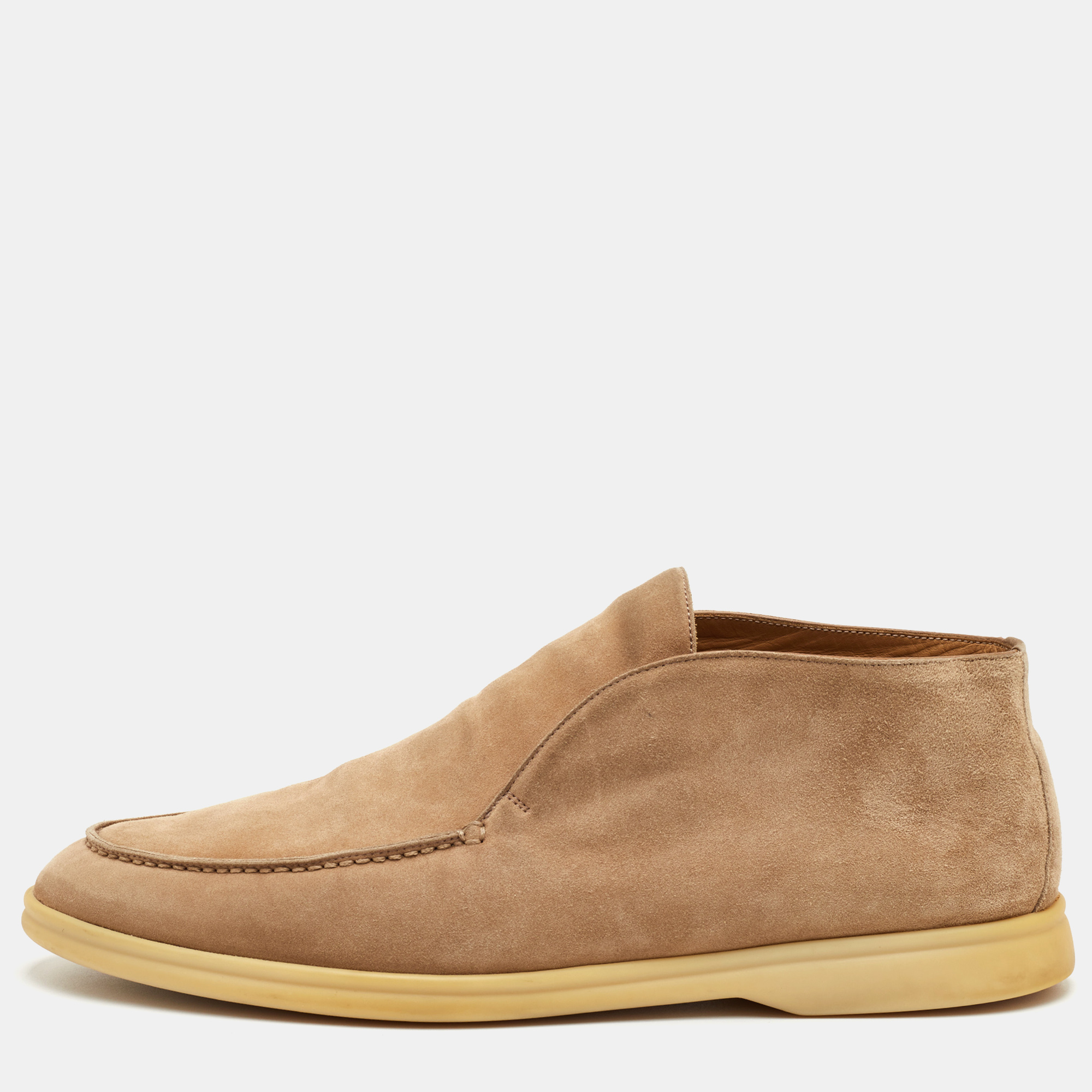 

Loro Piana Open Walk Size  Sand Beige Suede Ankle Length Boots
