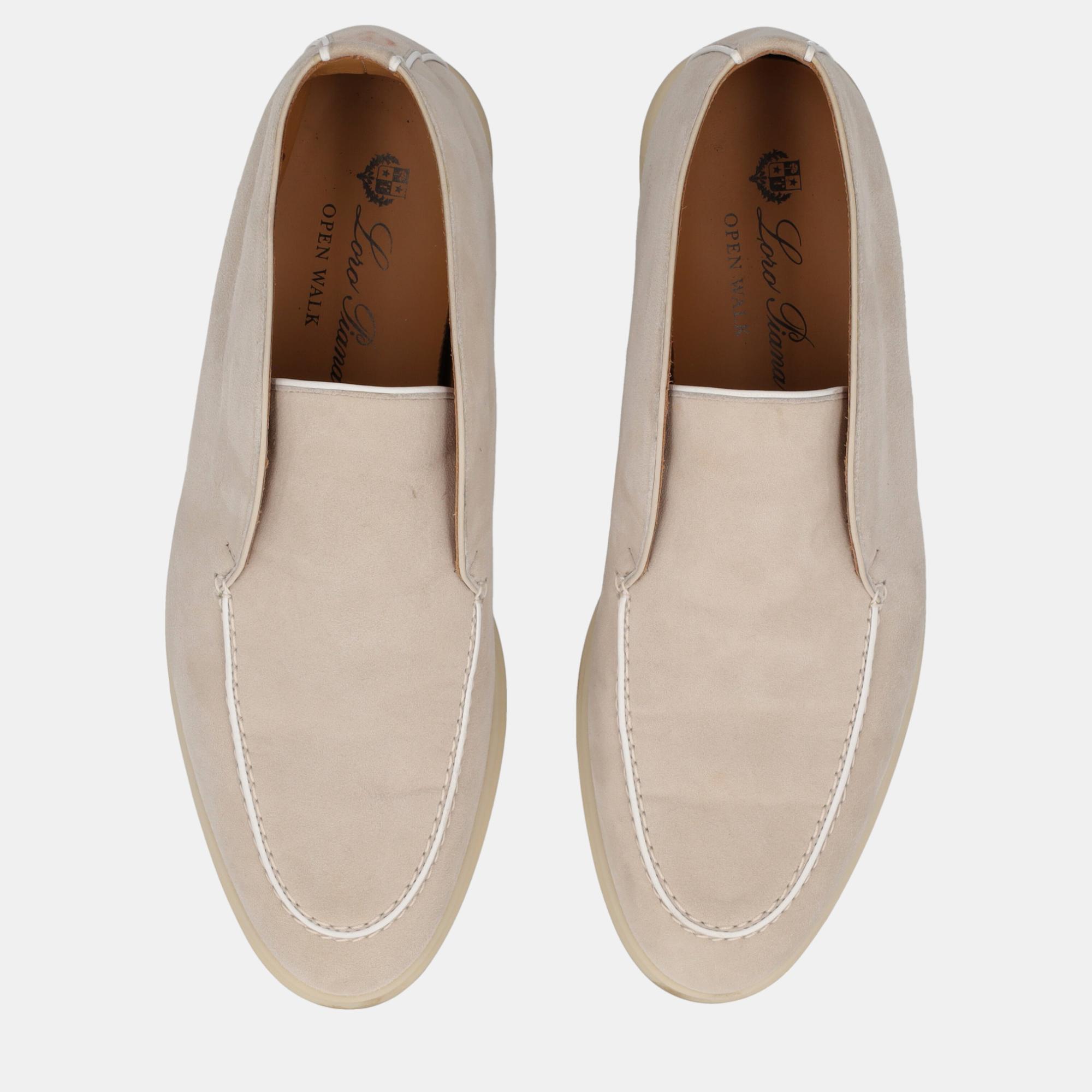 

Loro Piana Women's Leather Loafers - Beige - EU