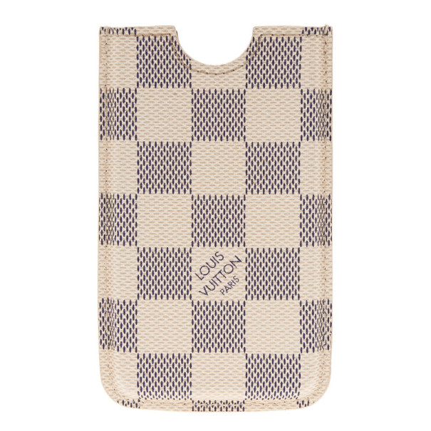 Pre Owned حافظة آيفون 5 لوي فيتون داميير آزور كانفاس