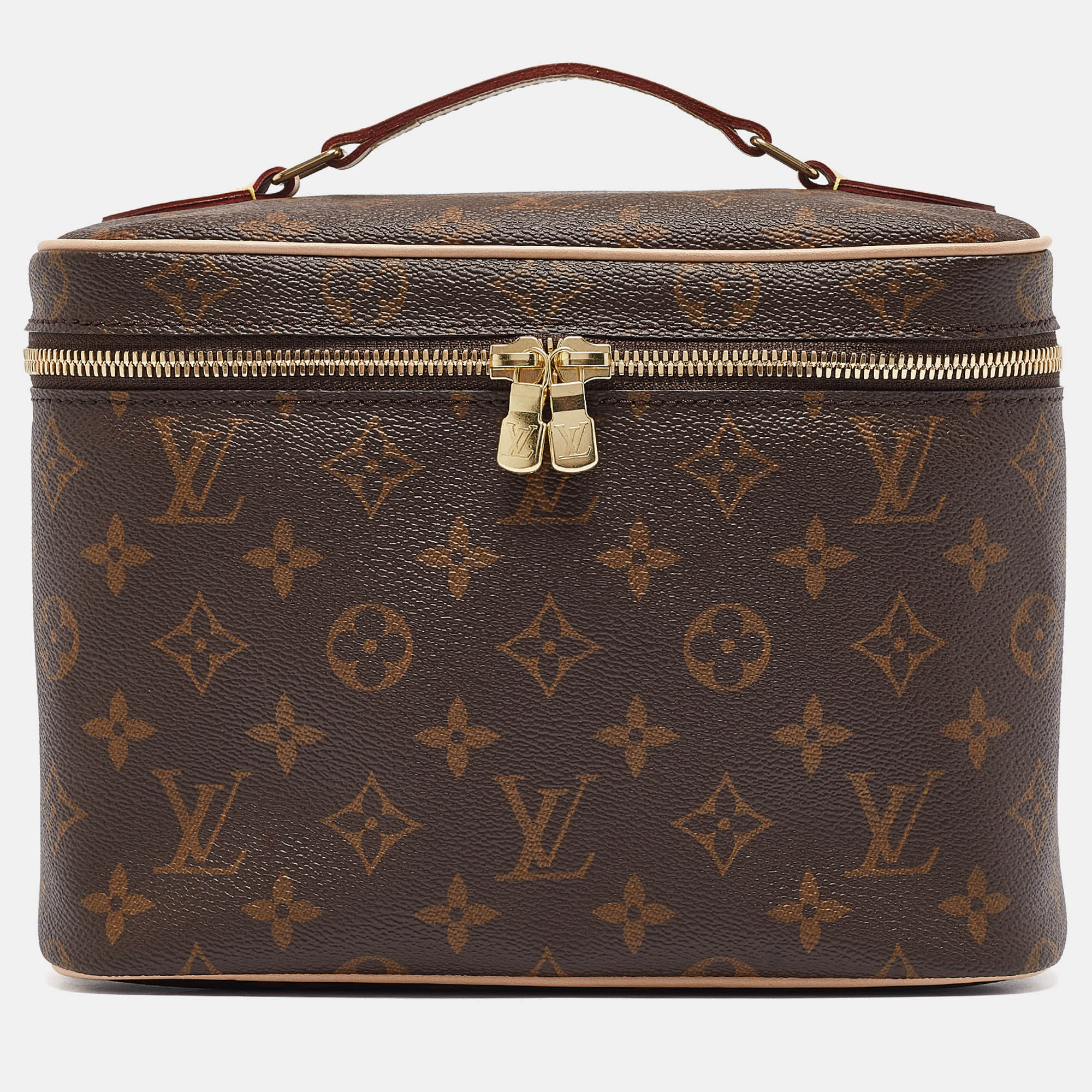 

Louis Vuitton Monogram Canvas Nice BB Toiletry Bag, Brown