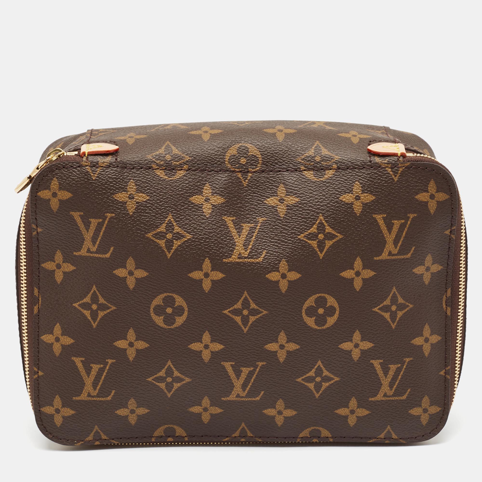 

Louis Vuitton Monogram Canvas Packing Cube MM Case, Brown