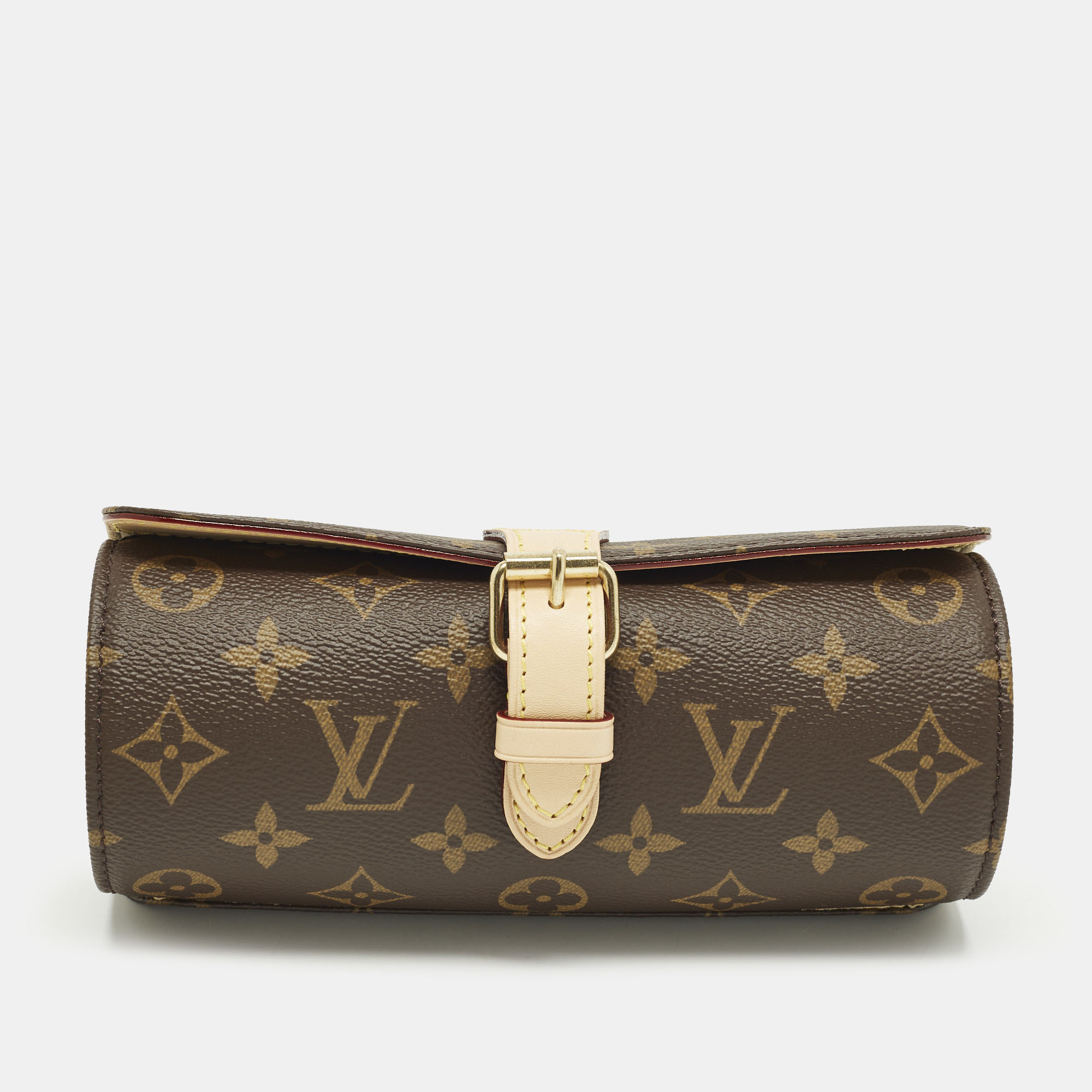 

Louis Vuitton 3 Watch Case Monogram Canvas, Brown