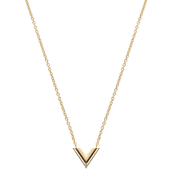 Louis Vuitton Louis Vuitton ESSENTIAL V NECKLACE  Necklace, Women  accessories jewelry, Accessories jewelry necklace
