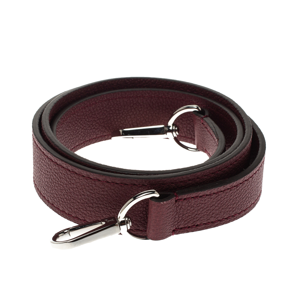 

Louis Vuitton Burgundy Leather Shoulder Strap