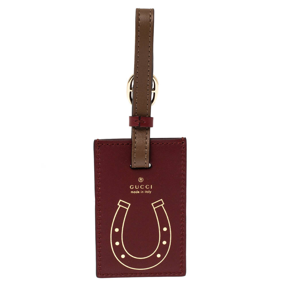 gucci luggage tag
