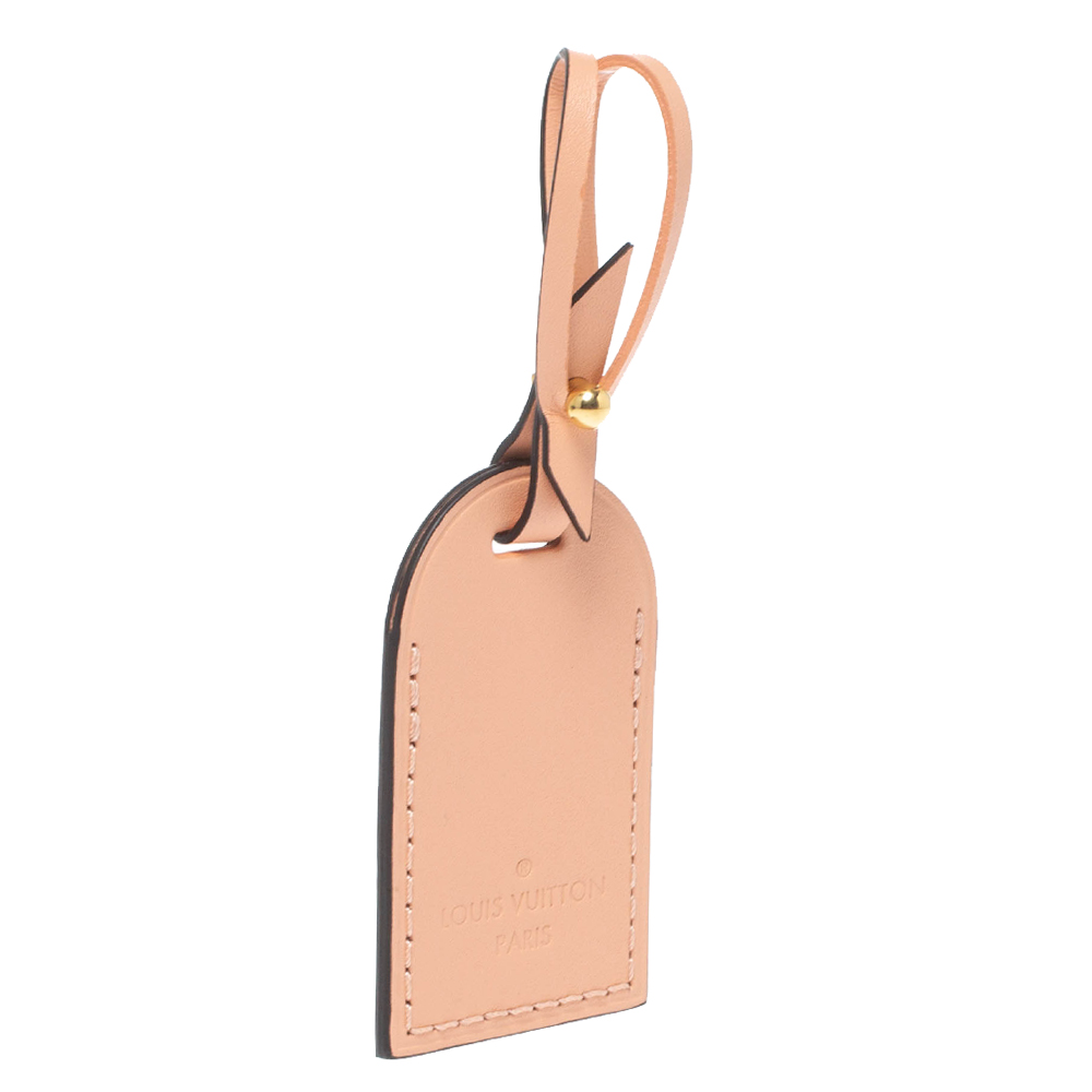 

Louis Vuitton Vachetta Leather Luggage Name Tag, Beige