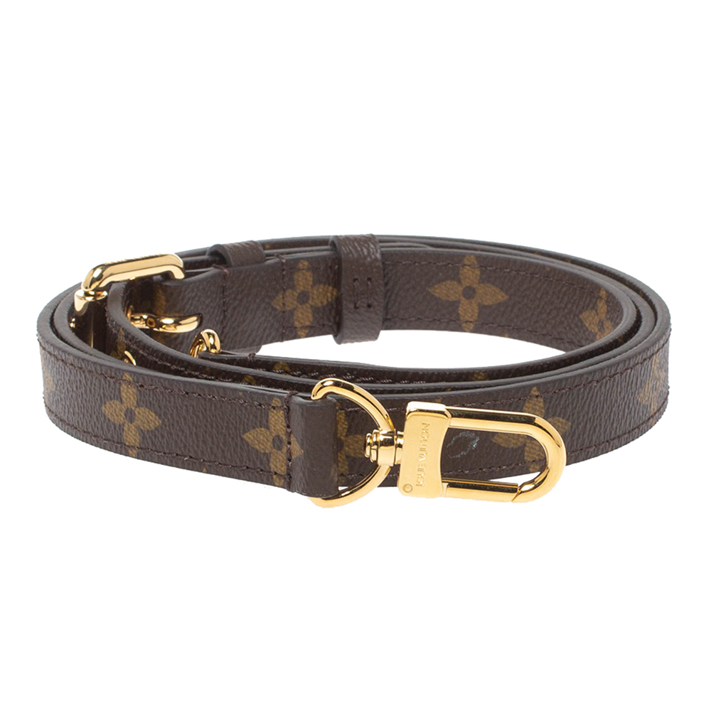 

Louis Vuitton Monogram Canvas Adjustable Bag Strap, Brown