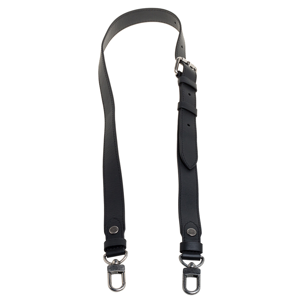 

Louis Vuitton Black Leather Adjustable Shoulder Strap