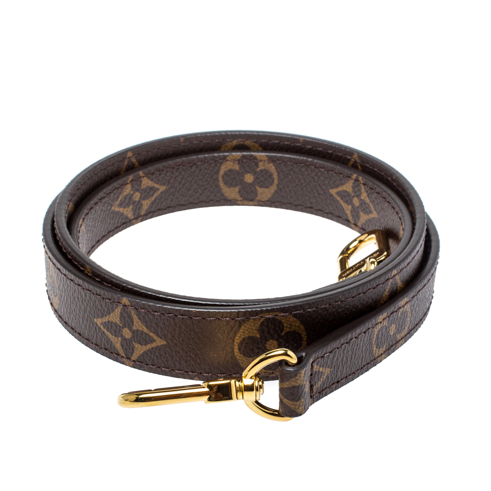 

Louis Vuitton Monogram Canvas Shoulder Strap, Brown