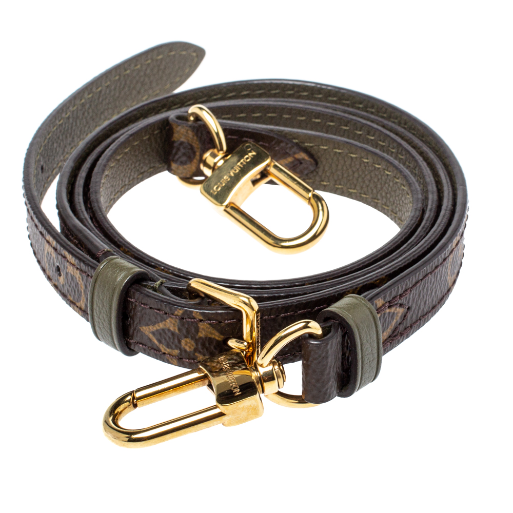 

Louis Vuitton Monogram Canvas Adjustable Bag Strap, Brown