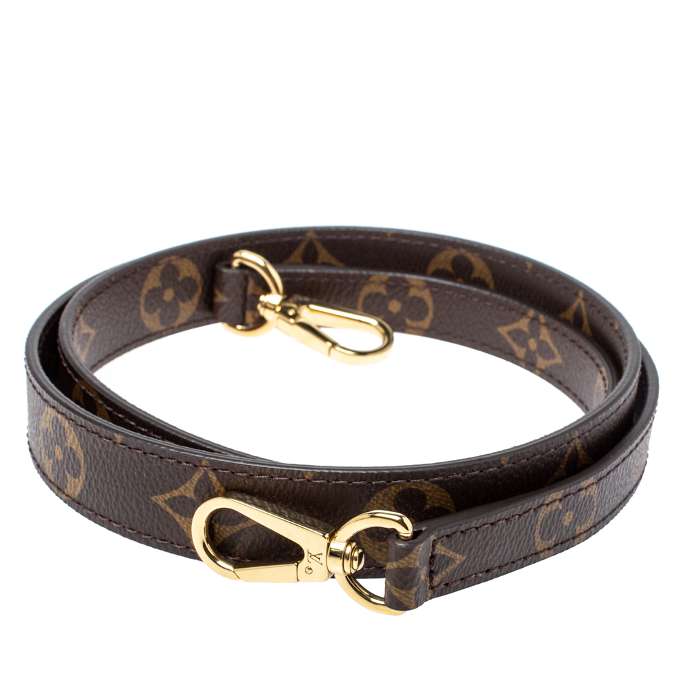 

Louis Vuitton Monogram Canvas Shoulder Strap, Brown