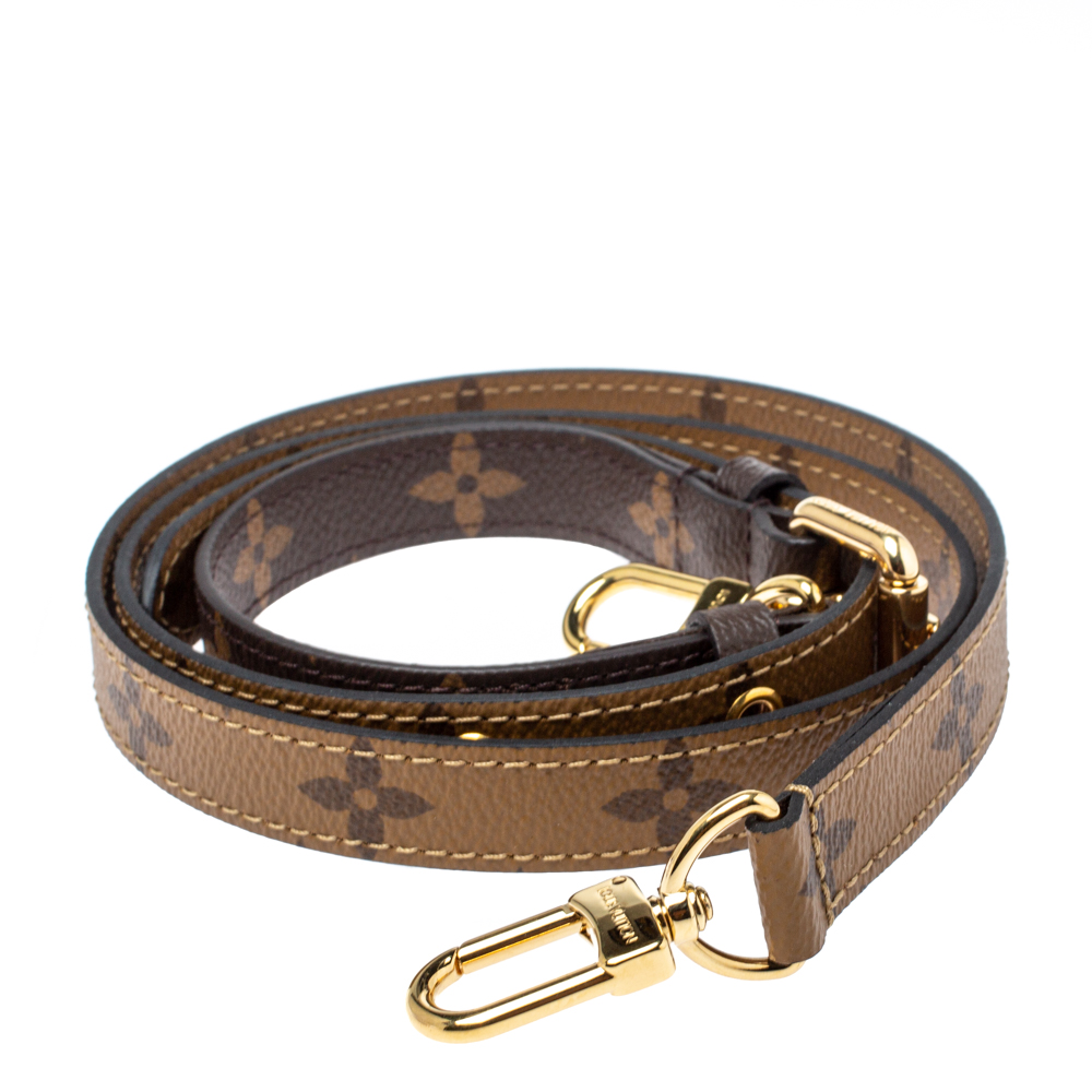 

Louis Vuitton Monogram Canvas Adjustable Bag Strap, Brown