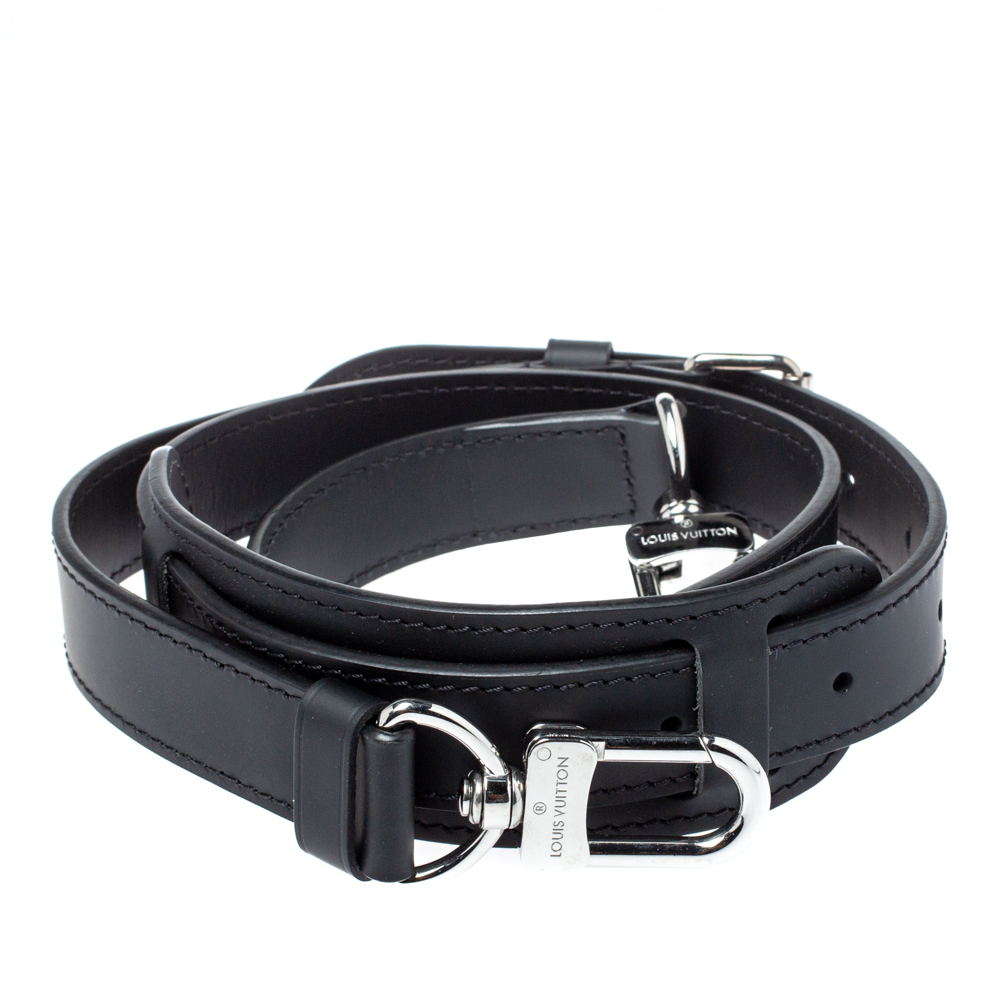 

Louis Vuitton Black Leather Adjustable Shoulder Strap