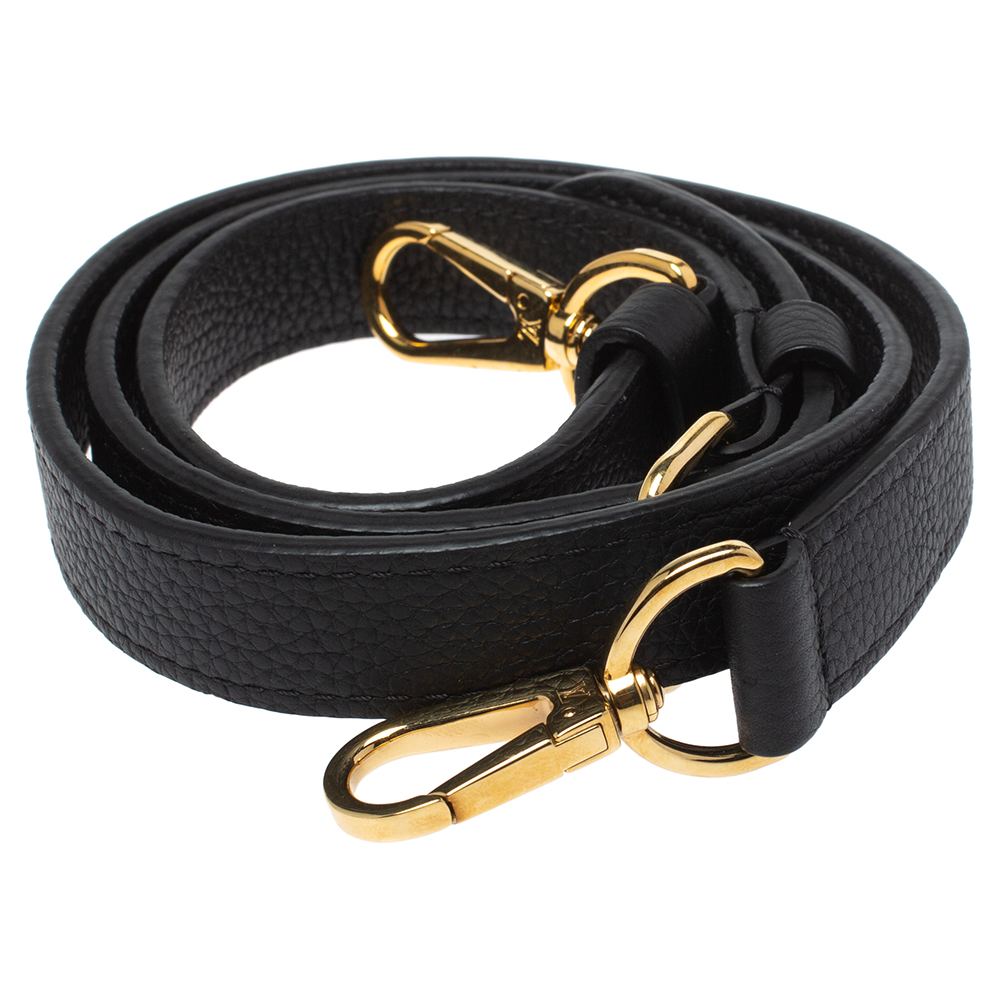 

Louis Vuitton Black Leather Adjustable Shoulder Strap