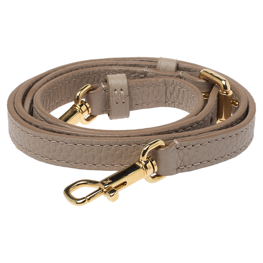 

Louis Vuitton Beige Leather Adjustable Shoulder Strap
