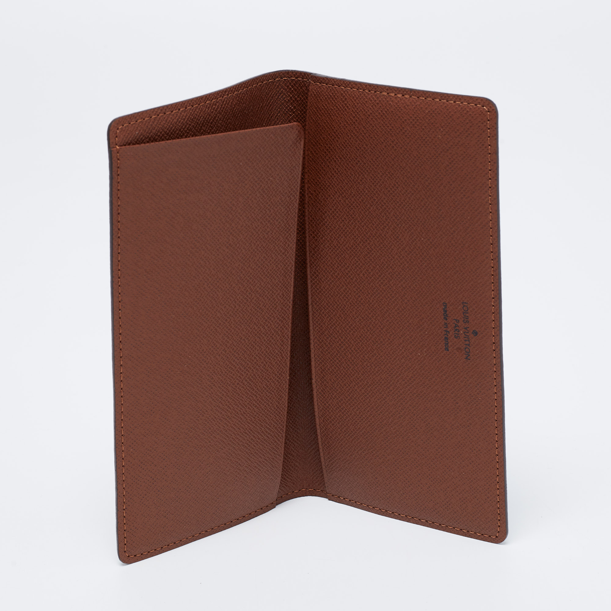 

Louis Vuitton Monogram Canvas Checkbook Cover, Brown