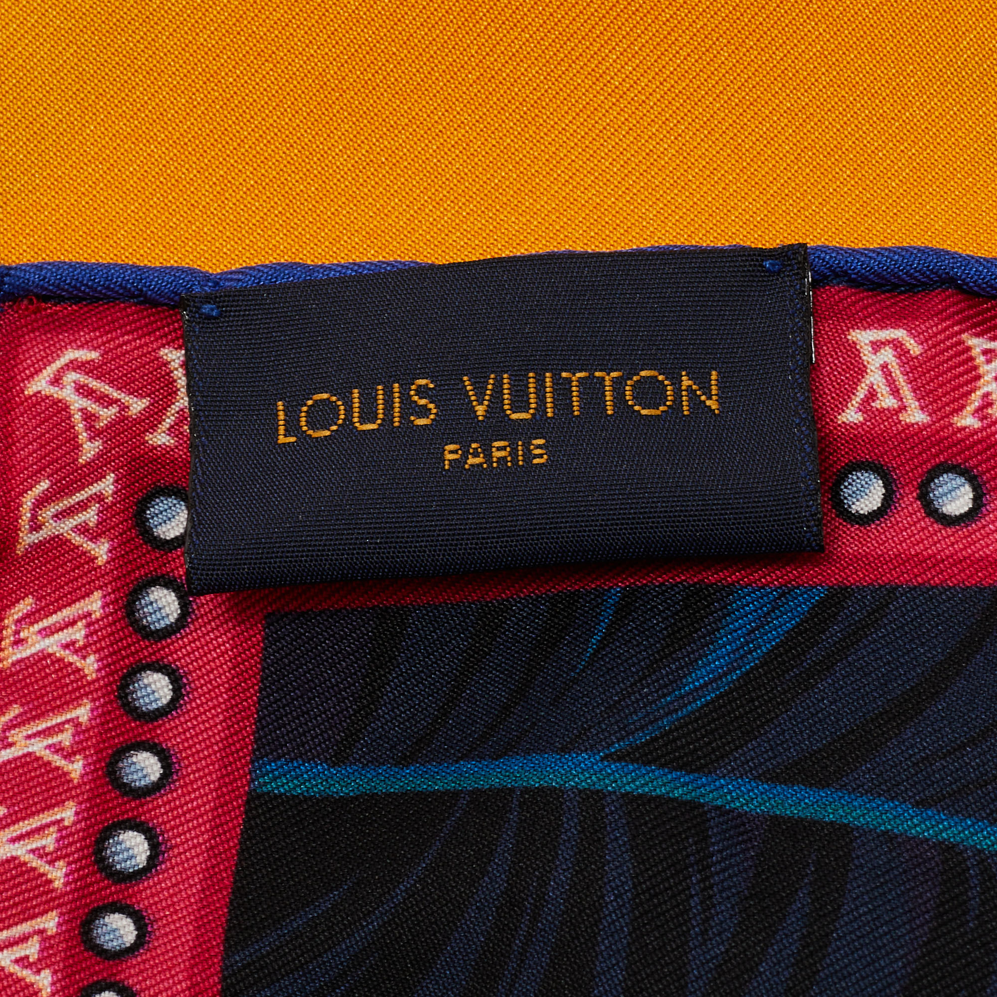 Louis Vuitton Multicolor Precious Tiger Double Face Silk Scarf Louis Vuitton