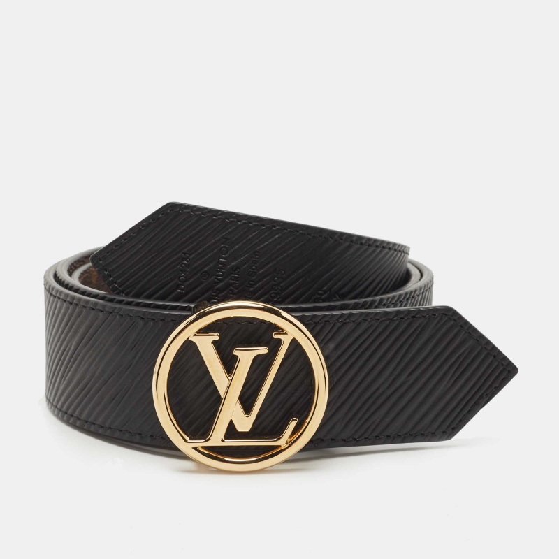 

Louis Vuitton Brown Monogram Canvas LV Circle Reversible Belt