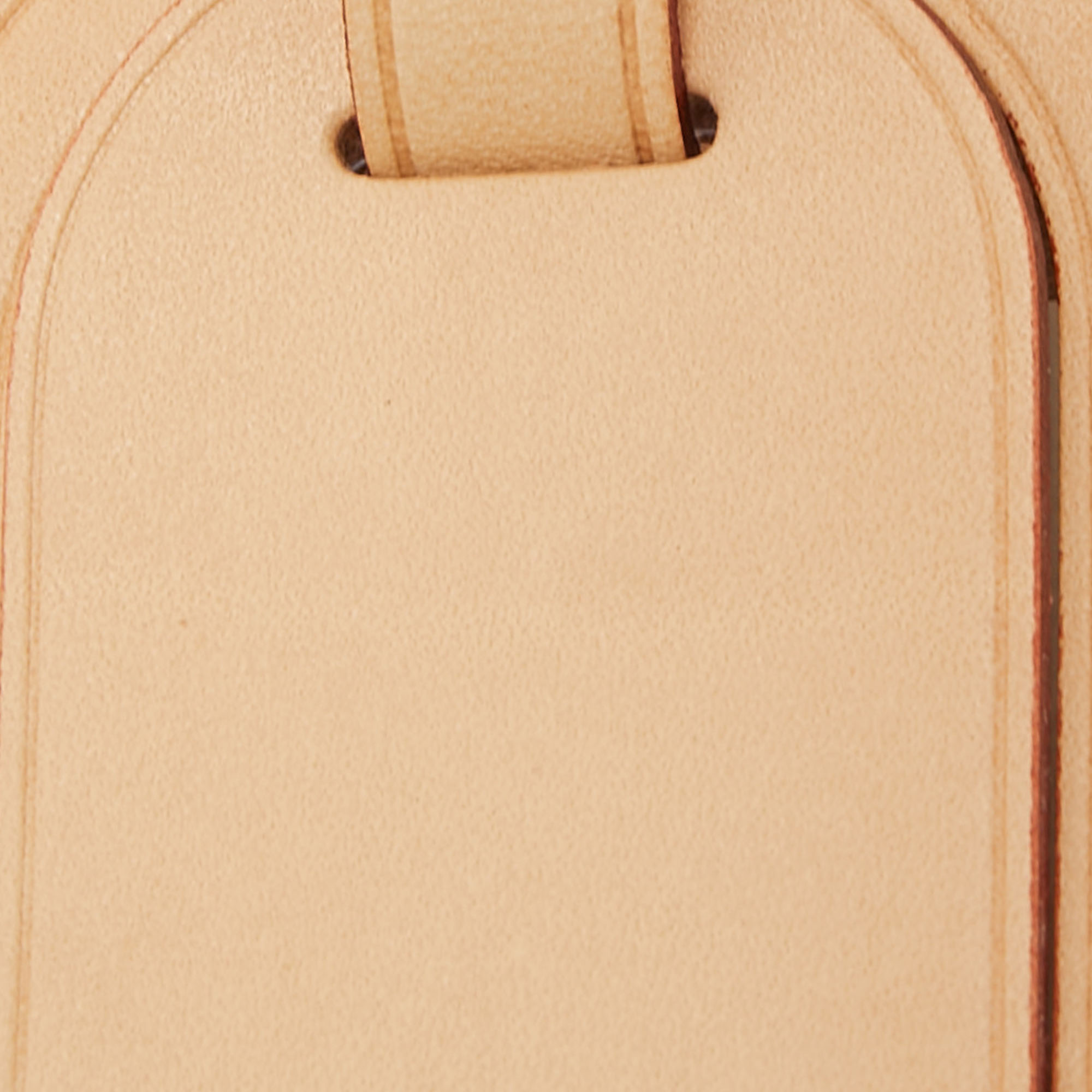 

Louis Vuitton Vachetta Leather Luggage Name Tag, Beige