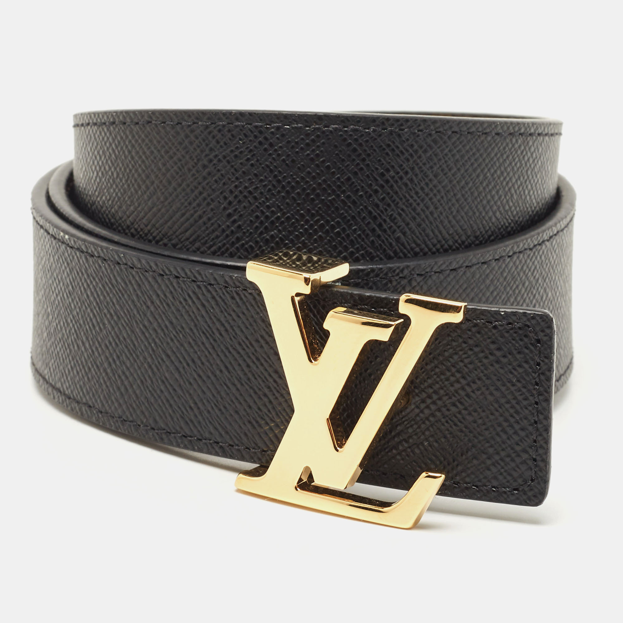 

Louis Vuitton Monogram Canvas Initiales Reversible Belt, Brown