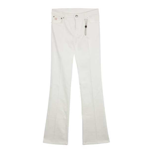 Short vest Louis Vuitton White size 38 FR in Denim - Jeans - 15960620