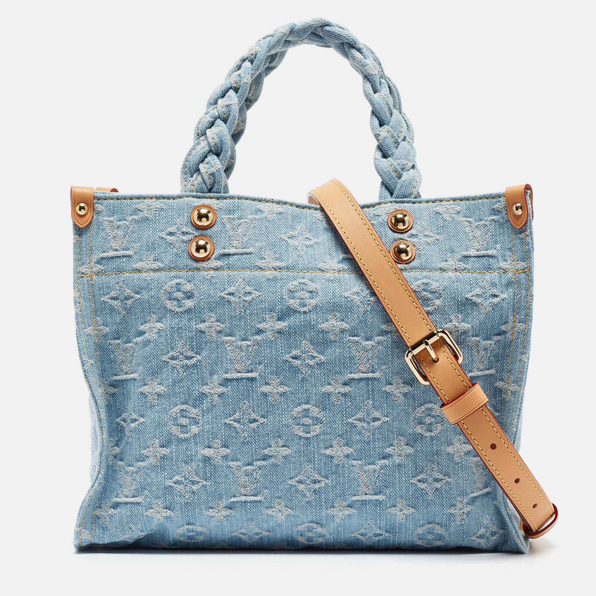 

Louis Vuitton Sky Blue Monogram Denim Let Go PM Bag