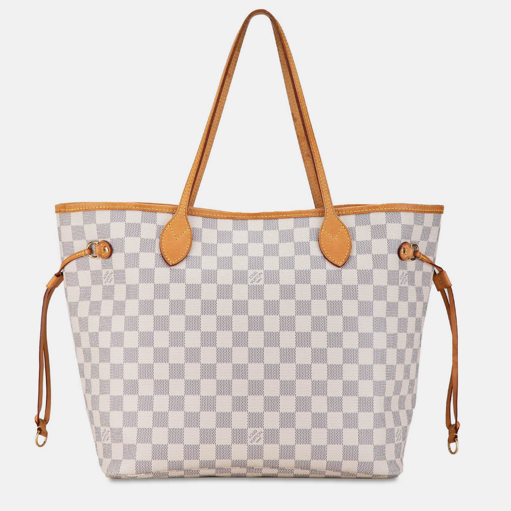 

Louis VuittonDamier Azur Neverfull MM Bag, White