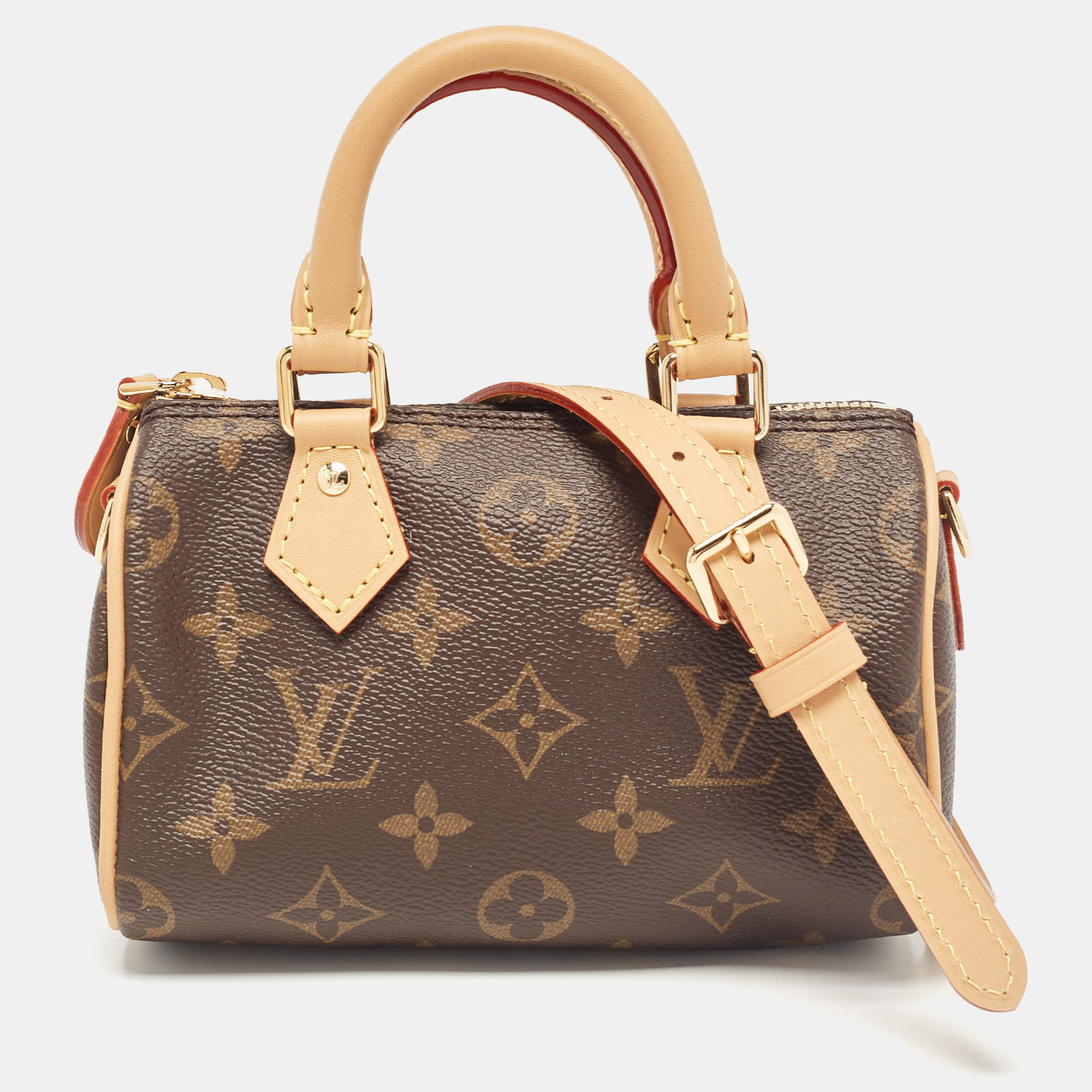 

Louis Vuitton Monogram Canvas Speedy Nano Bag, Brown