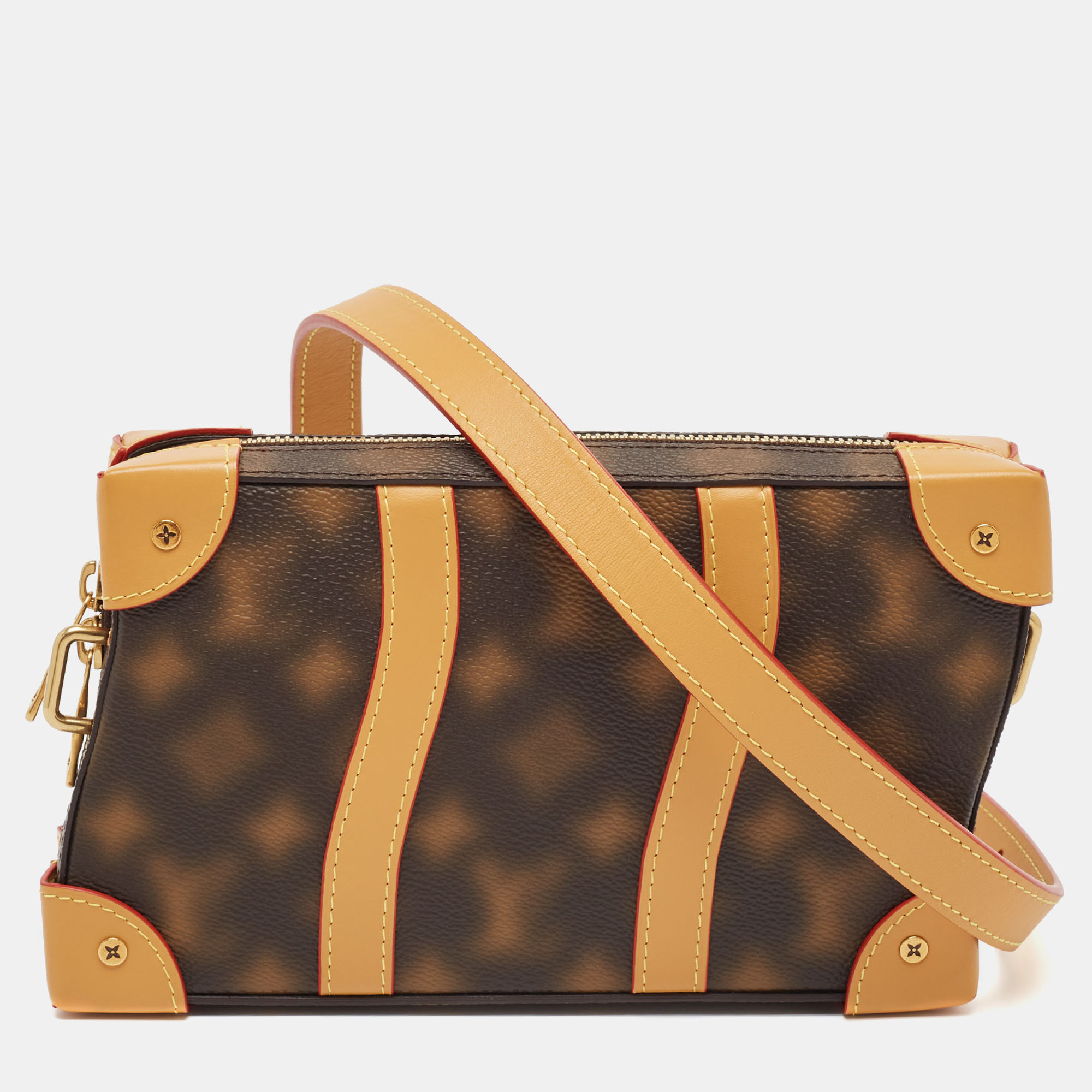 

Louis Vuitton Monogram Blurry Canvas Soft Trunk Bag, Brown