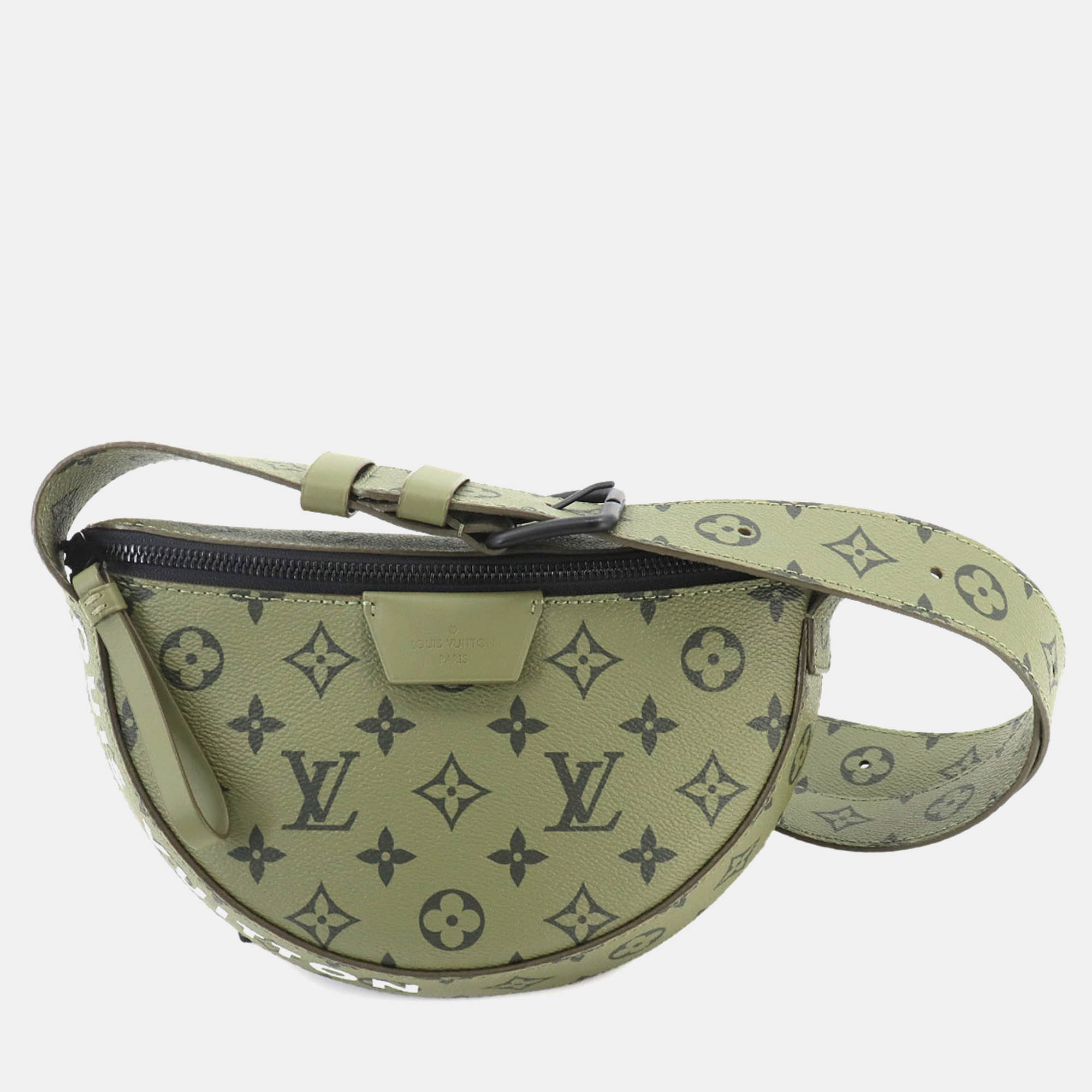 

Louis Vuitton Khaki Green Monogram Canvas Moon Crossbody Bag