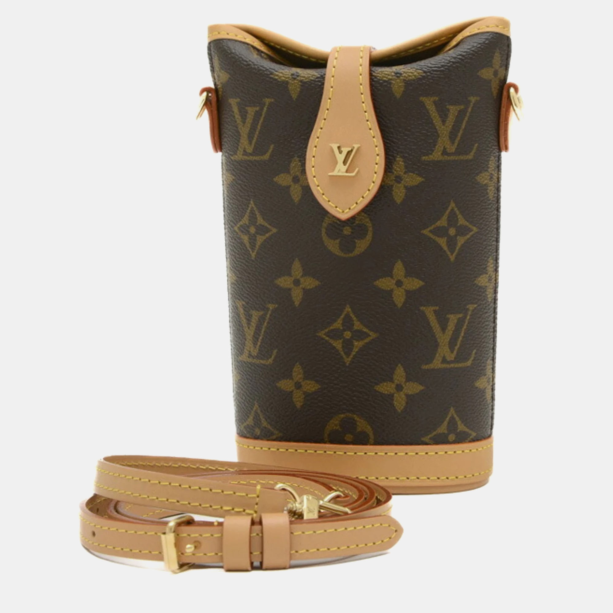 

Louis Vuitton Brown Monogram Canvas Fold Me Pouch Bag